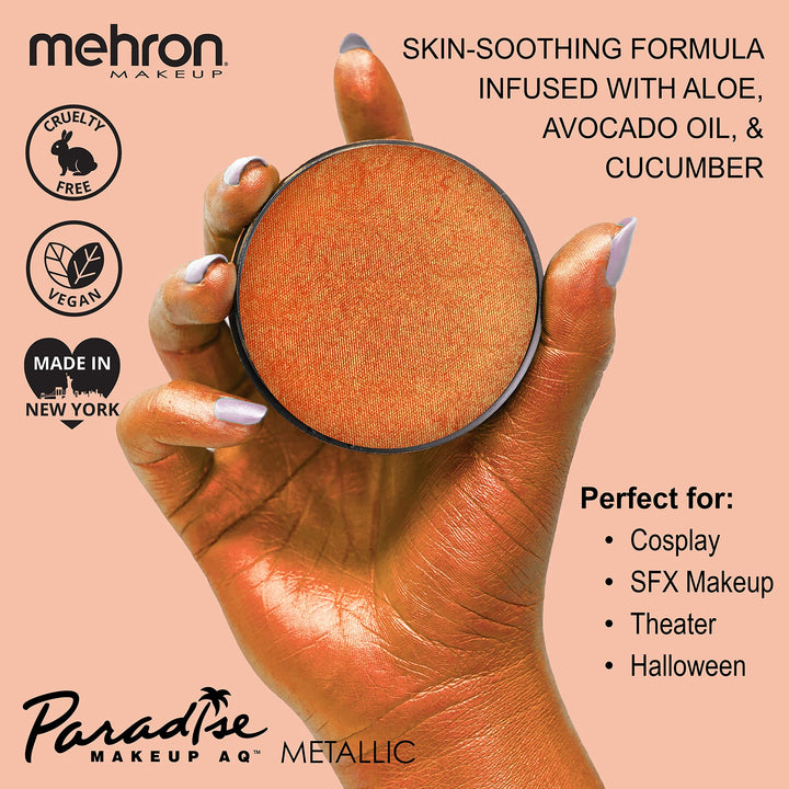 Mehron Paradise Face Paints - Brilliant Orange (1.4 oz)