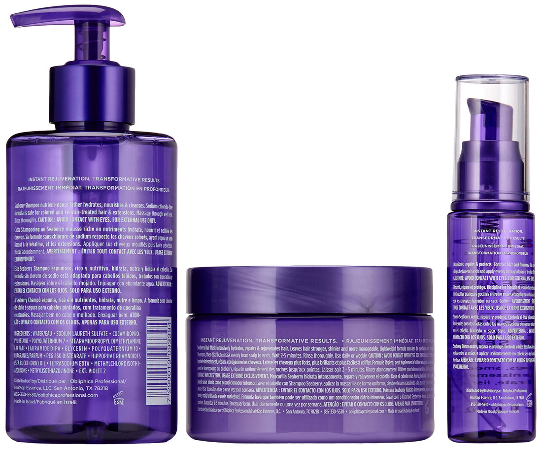 Obliphica Professional Expect Perfection Sleek & Smooth Seaberry Collection