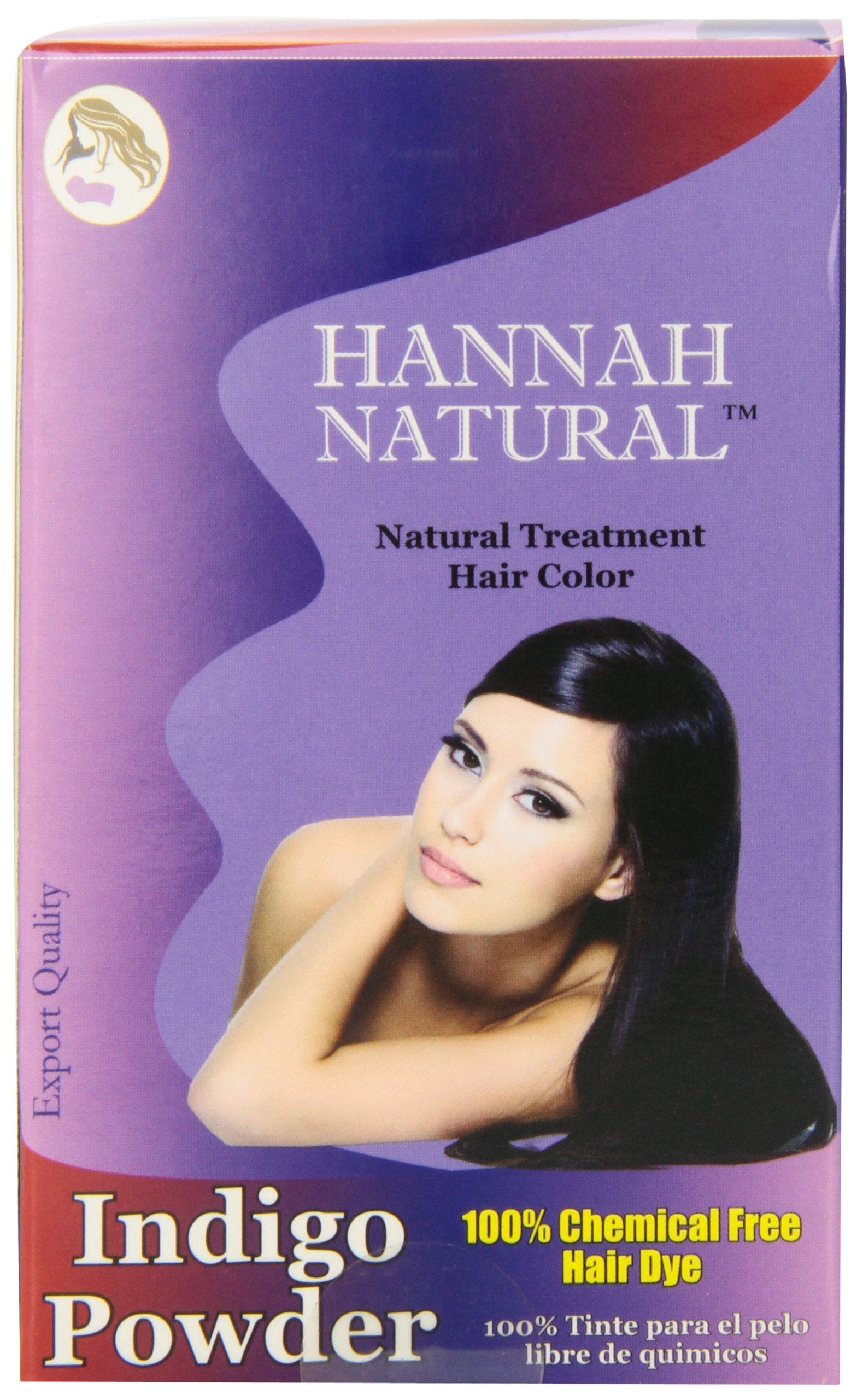 Hannah Natural 100% Pure Indigo Powder for Hair Dye, 100 Gram