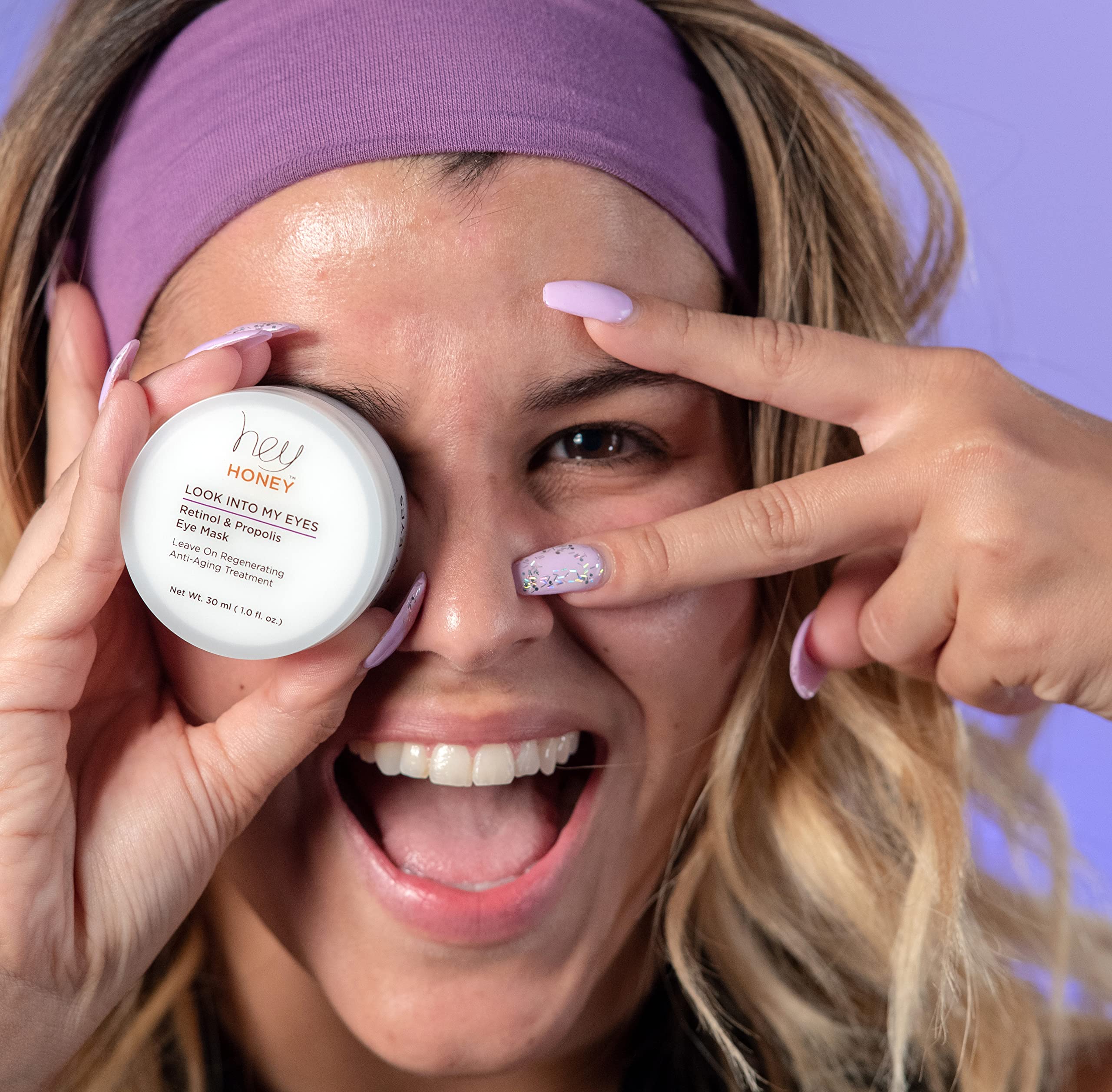 Retinol and Propolis Eye Mask - LOOK INTO MY EYES - Hey Honey Skin Care