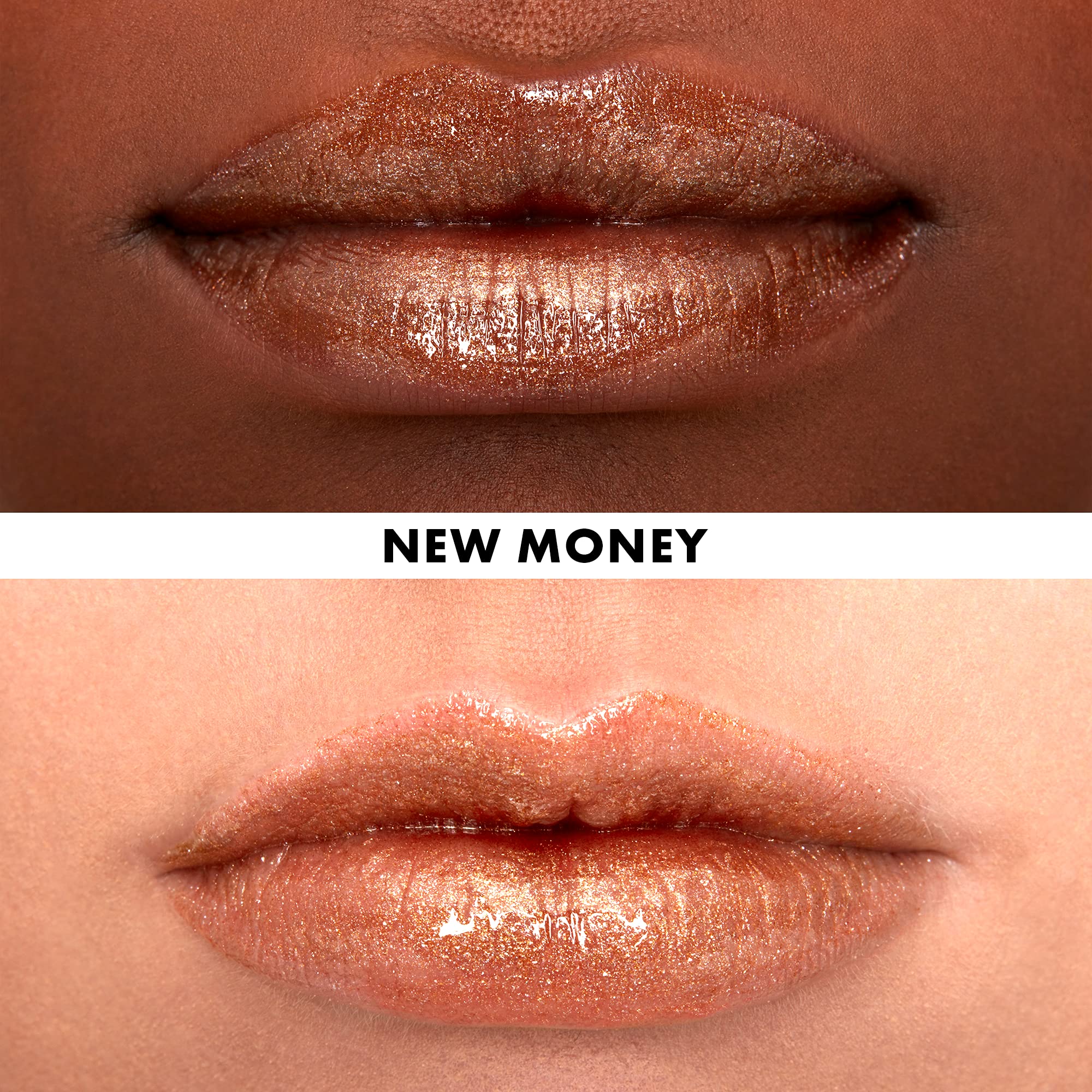 NYX PROFESSIONAL MAKEUP Filler Instinct Plumping Lip Polish, Lip Plumper Gloss - New Money (Copper Gold)