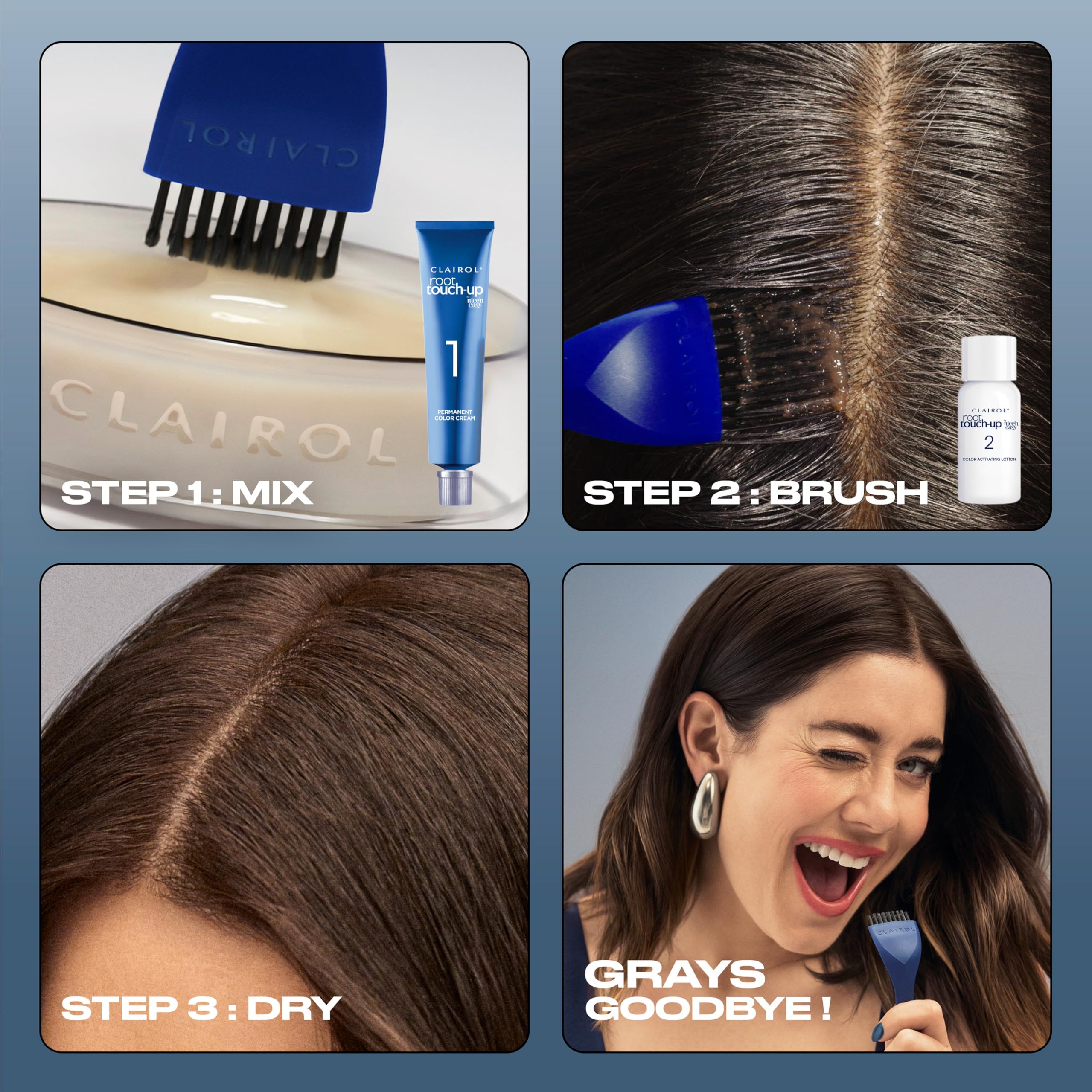 Clairol Root Touch-Up by Nice'n Easy Permanent Hair Dye, 8 Medium Blonde Hair Color, Pack of 1