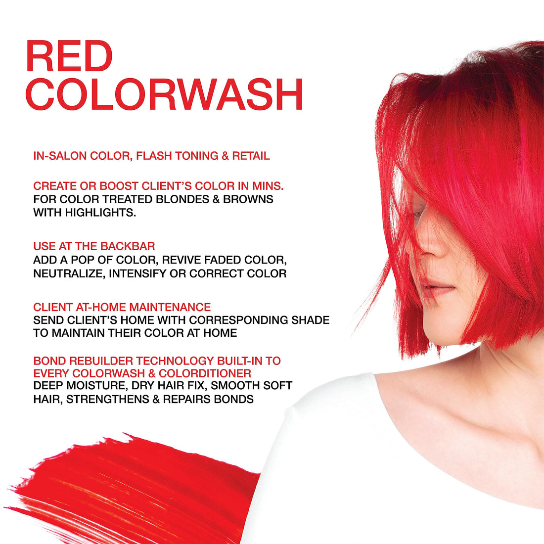 Viral Extreme Red Color Wash
