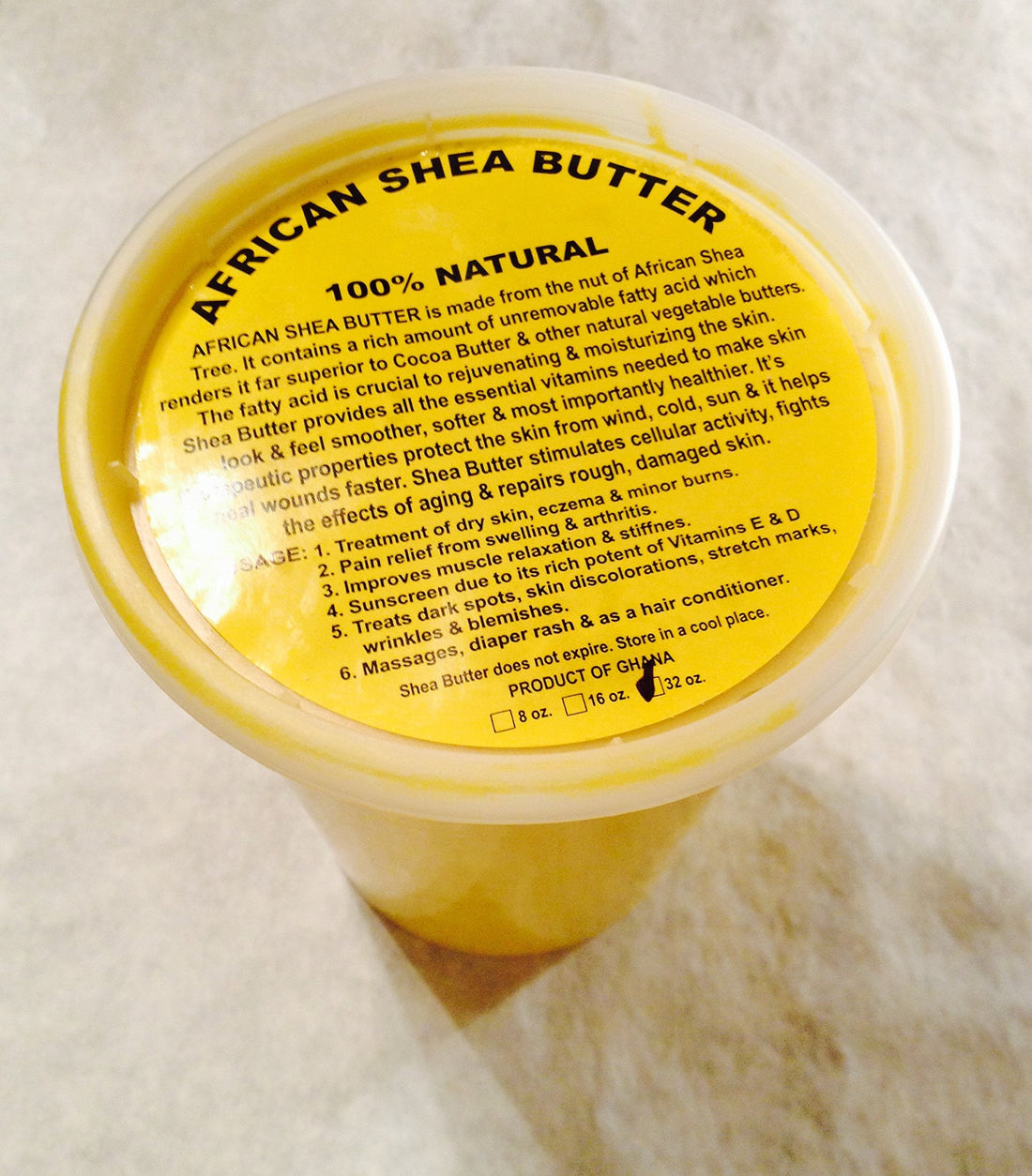 Smellgood Soft and Smooth African Shea Butter, 32oz