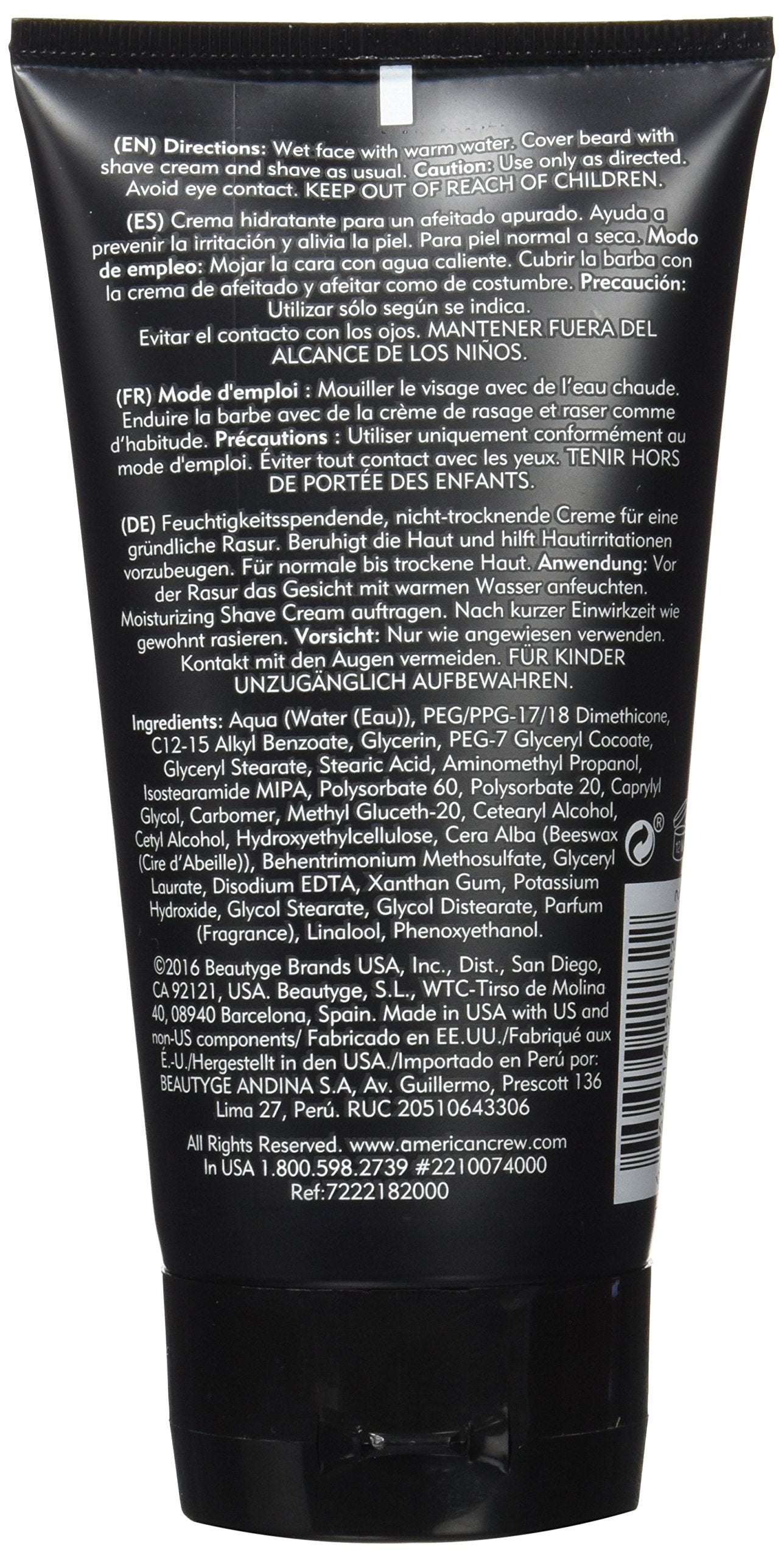 American Crew Moisturizing Shave Cream 150ml