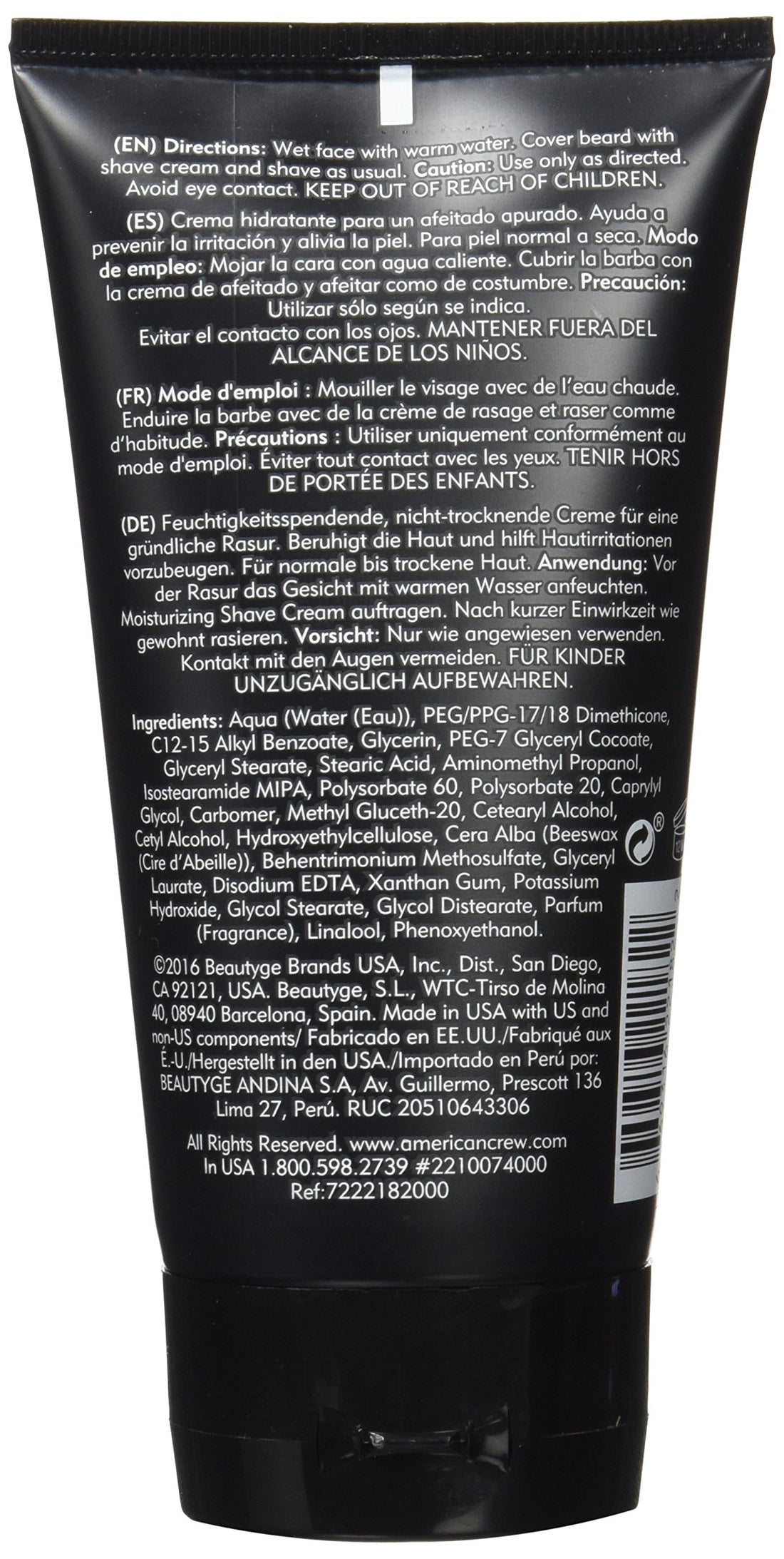 American Crew Moisturizing Shave Cream 150ml