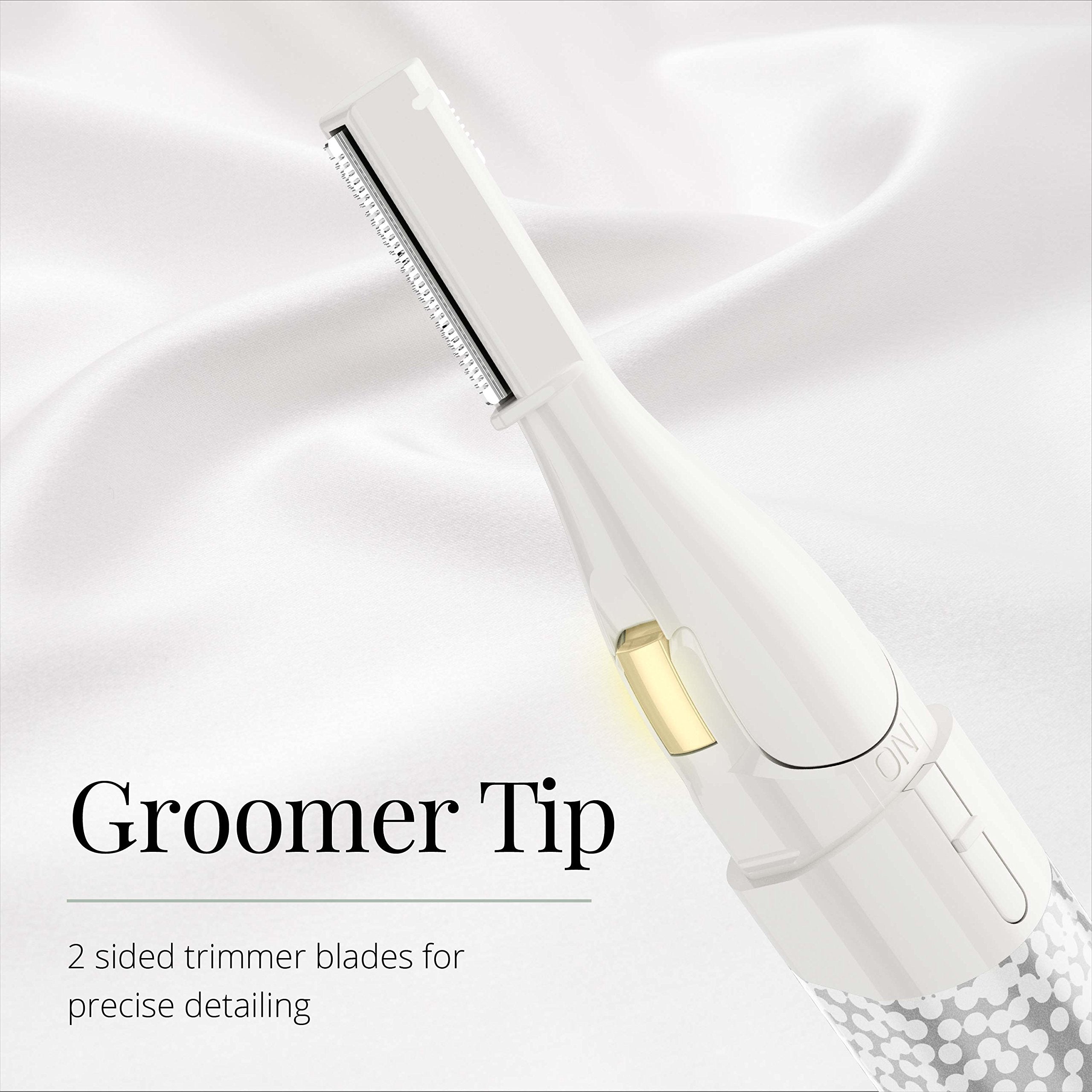 Remington Smooth & Silky Facial Pen Trimmer, Women's Detail Trimmer, MPT3800SSH Color: White