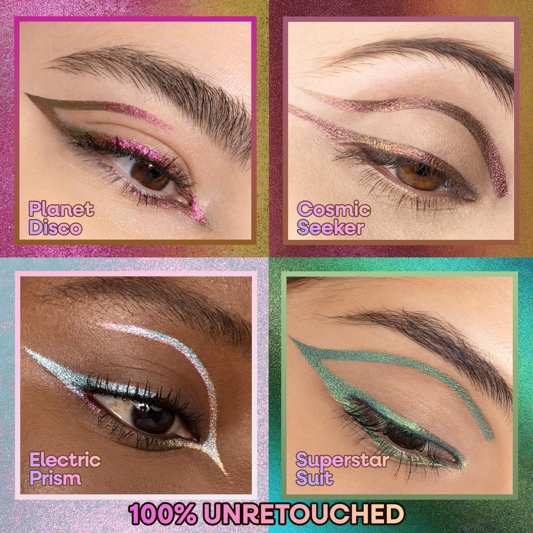 wet n wild Chameleon Chrome Eyeliner, Waterproof and Smudge-Proof, Multichrome Color Shift, Long-Lasting 18-Hour Wear, Cruelty-Free & Vegan - Planet Disco