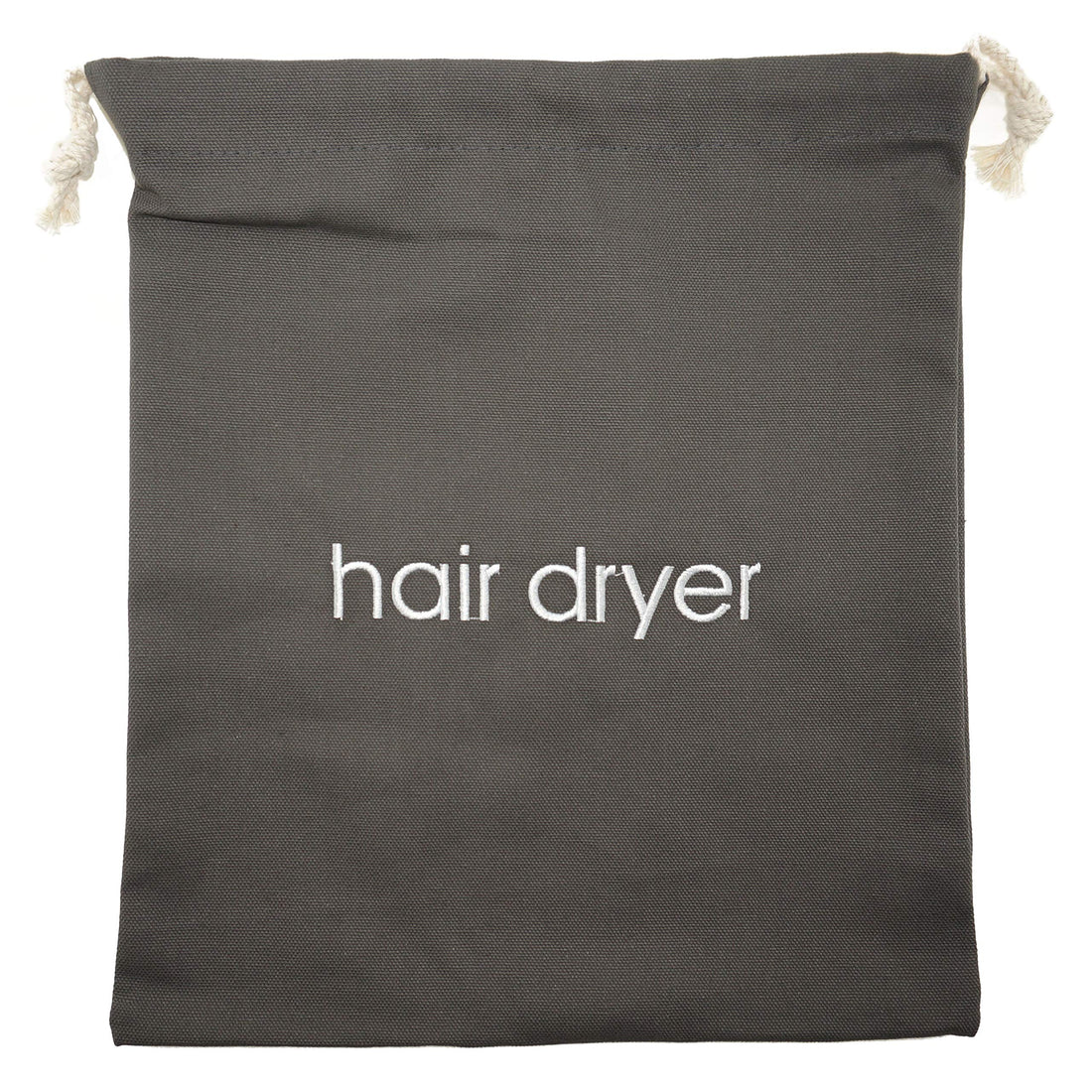 IFAMIO Hair Dryer Bag Cotton Drawstring Hairdryer Storage Container for Makeup Tools, Straightener 11.8 X 13.8 Inch Travel Cotton Organizer Cover for Home, Hotel