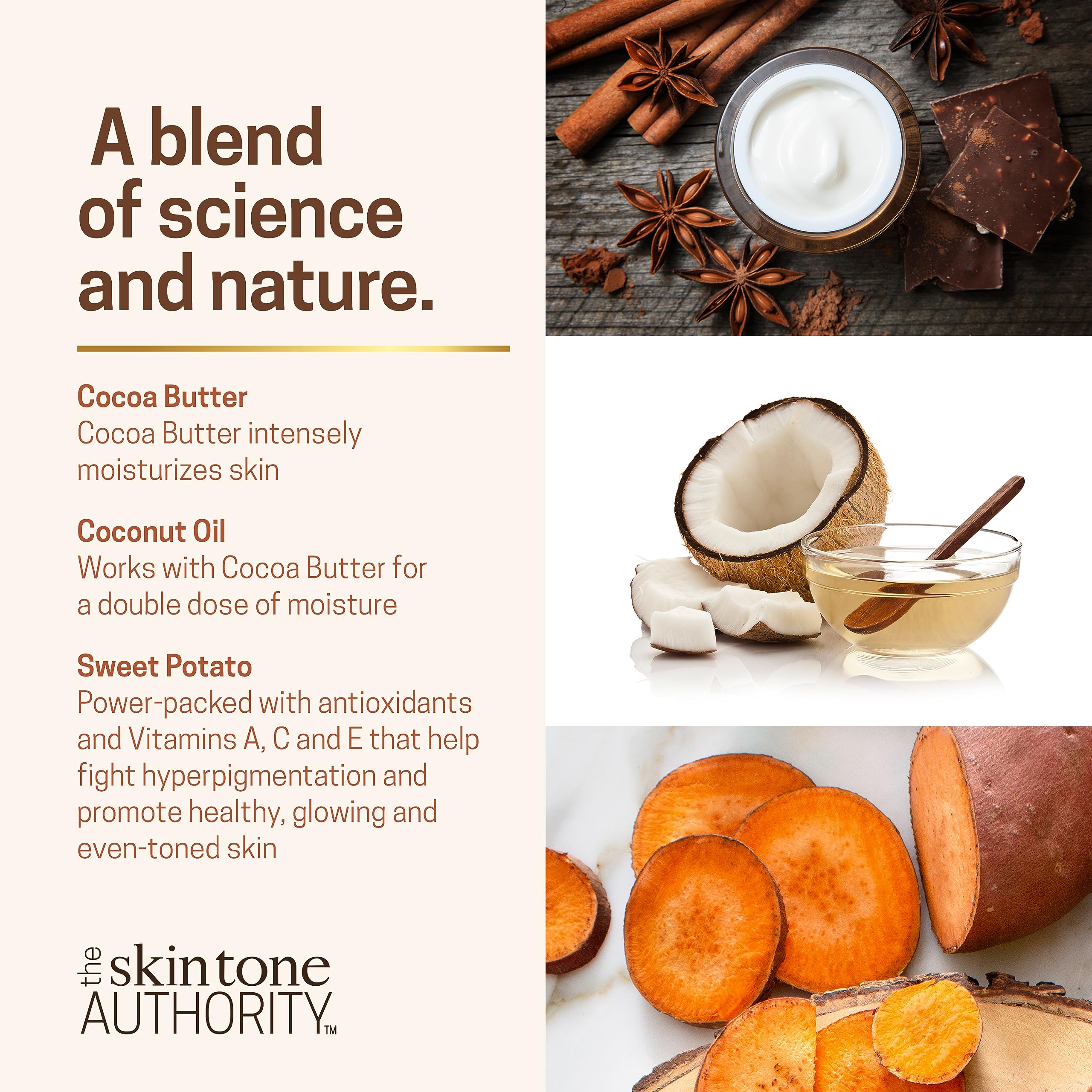 Ambi Even & Clear Cocoa Butter Facial Cleanser With Nutrient-Rich Sweet Potato Complex | Hydrating Formula | Helps Even Skin Tone | 3.5 Ounce