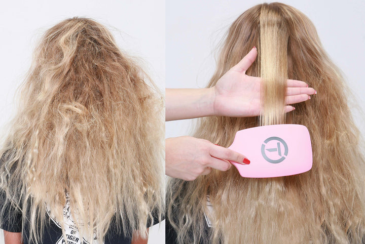 Tion Tion Detanger Damp Hair Brush for wet & dry hair - Black