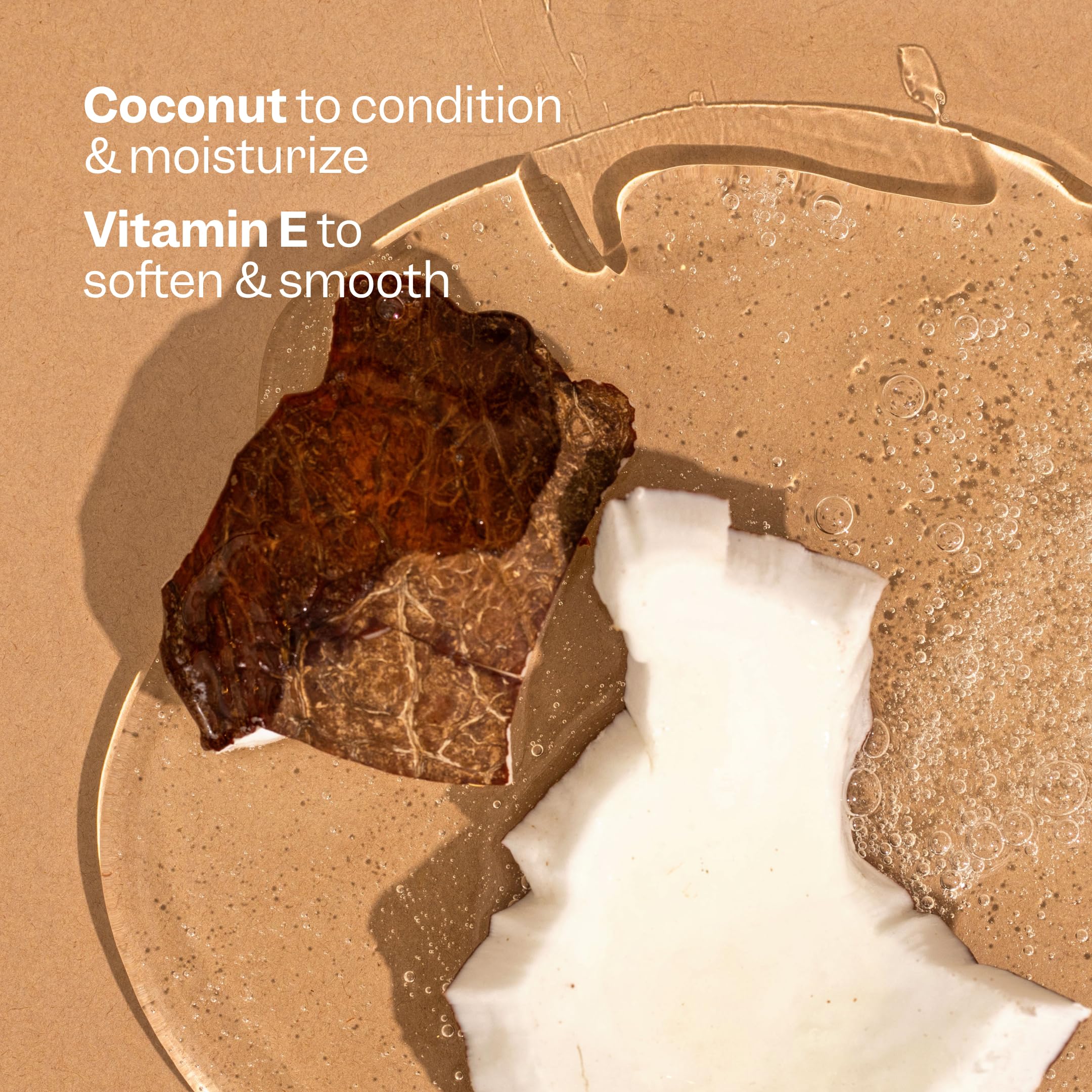 Renpure Plant Based Coconut and Vitamin E Moisturize and Replenish Conditioner - Ideal for Dry, Lifeless Hair - Leaves Hair Silky and Smooth - Paraben Free - Recyclable, Pump Bottle Design - 24 fl oz