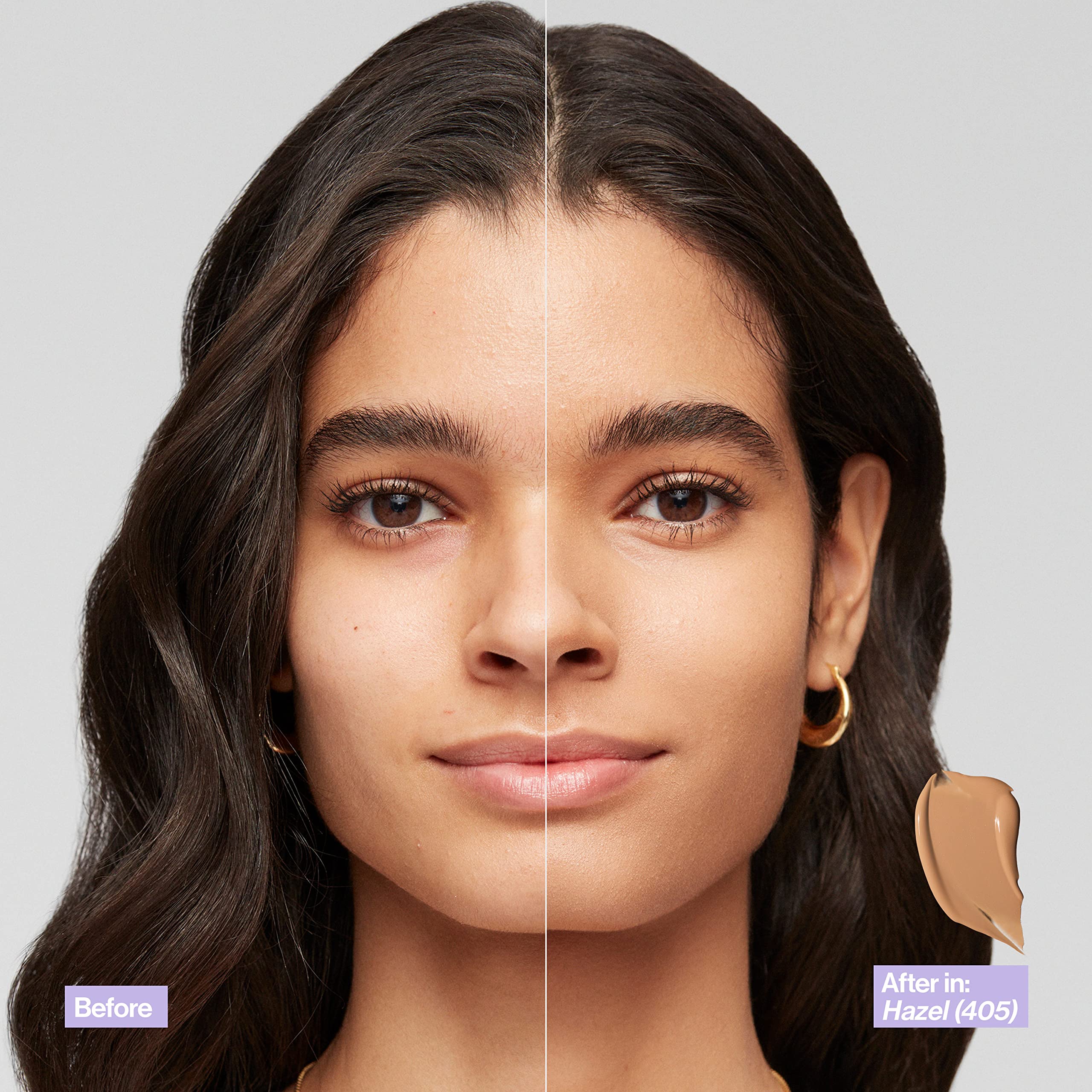 Revlon Illuminance Skin-Caring Liquid Foundation, Hyaluronic Acid, Hydrating and Nourishing Formula with Medium Coverage, 317 Tan Sand, 1 fl oz