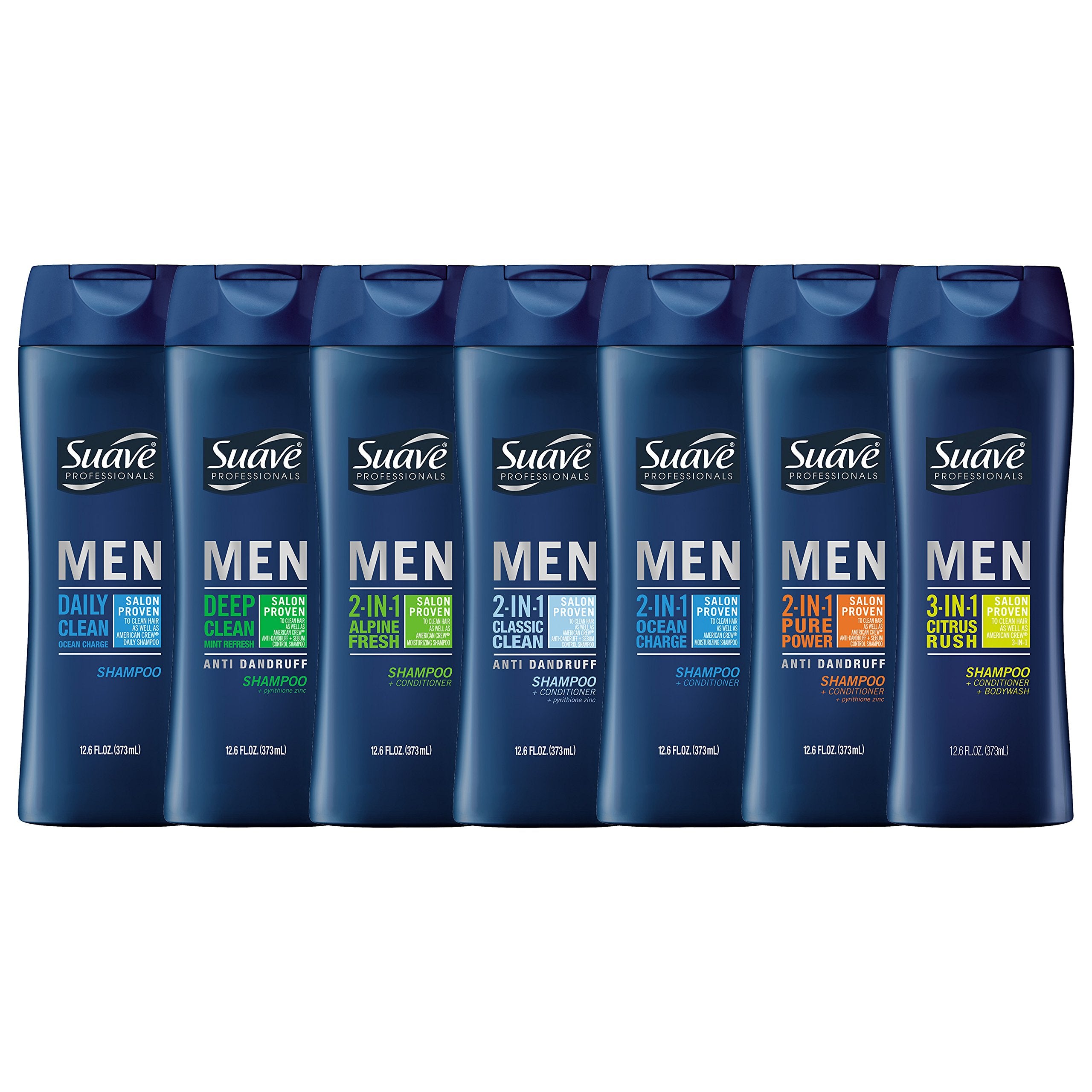 Suave Professionals Men 2 In 1 Ocean Charge Shampoo/Conditioner, 12.6 Ounce