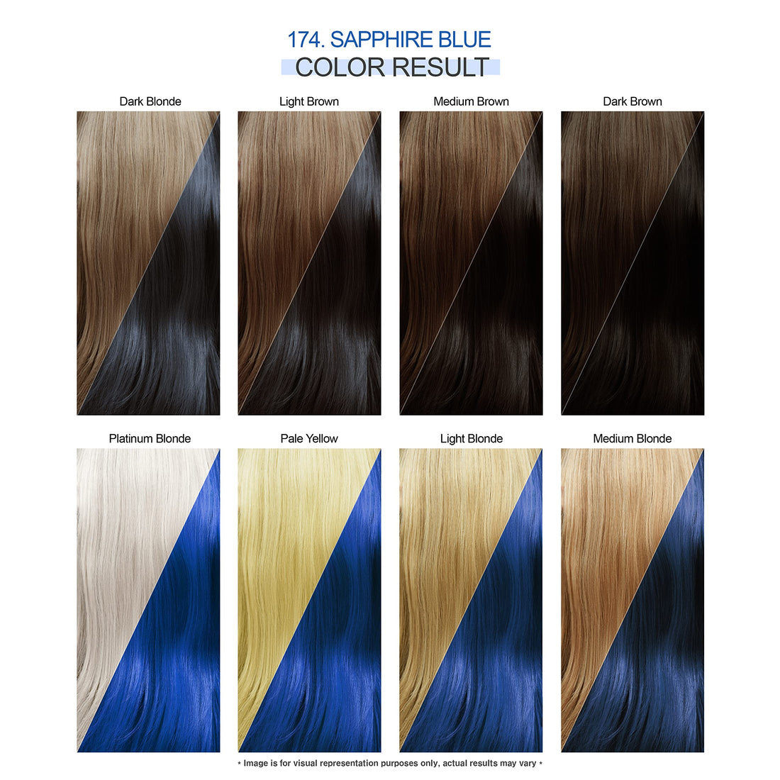 Adore Semi-Permanent Haircolor #174 Sapphire Blue 4 Ounce (118ml)