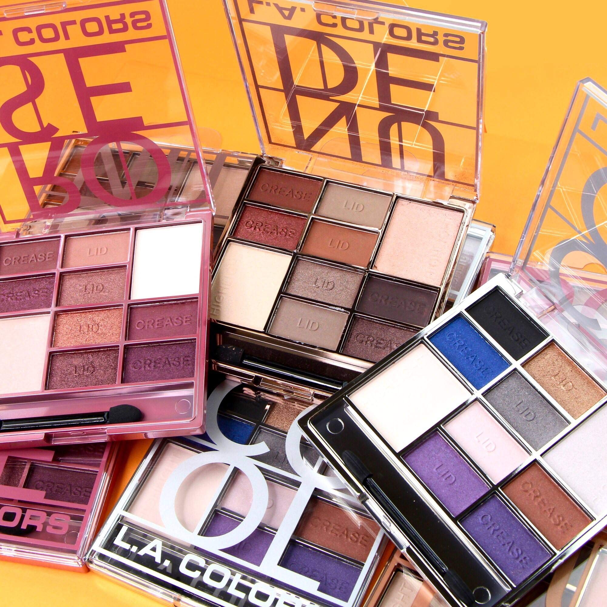 L.A Colors 10 Color Eyeshadow Palette, Cool, 20g