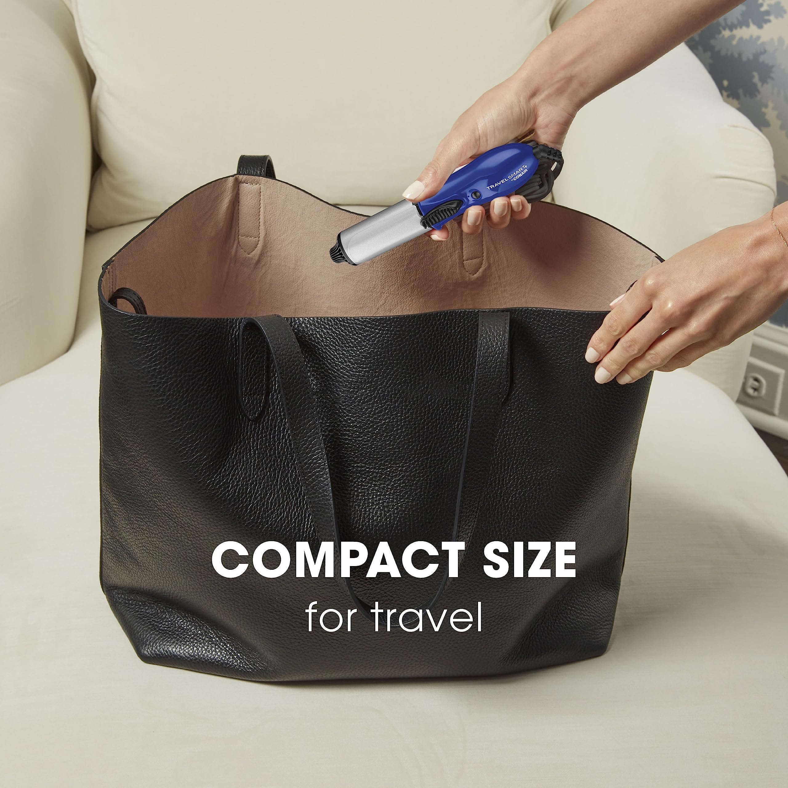 Conair Travel Smart 1 Ceramic Mini Curling Iron, Multi