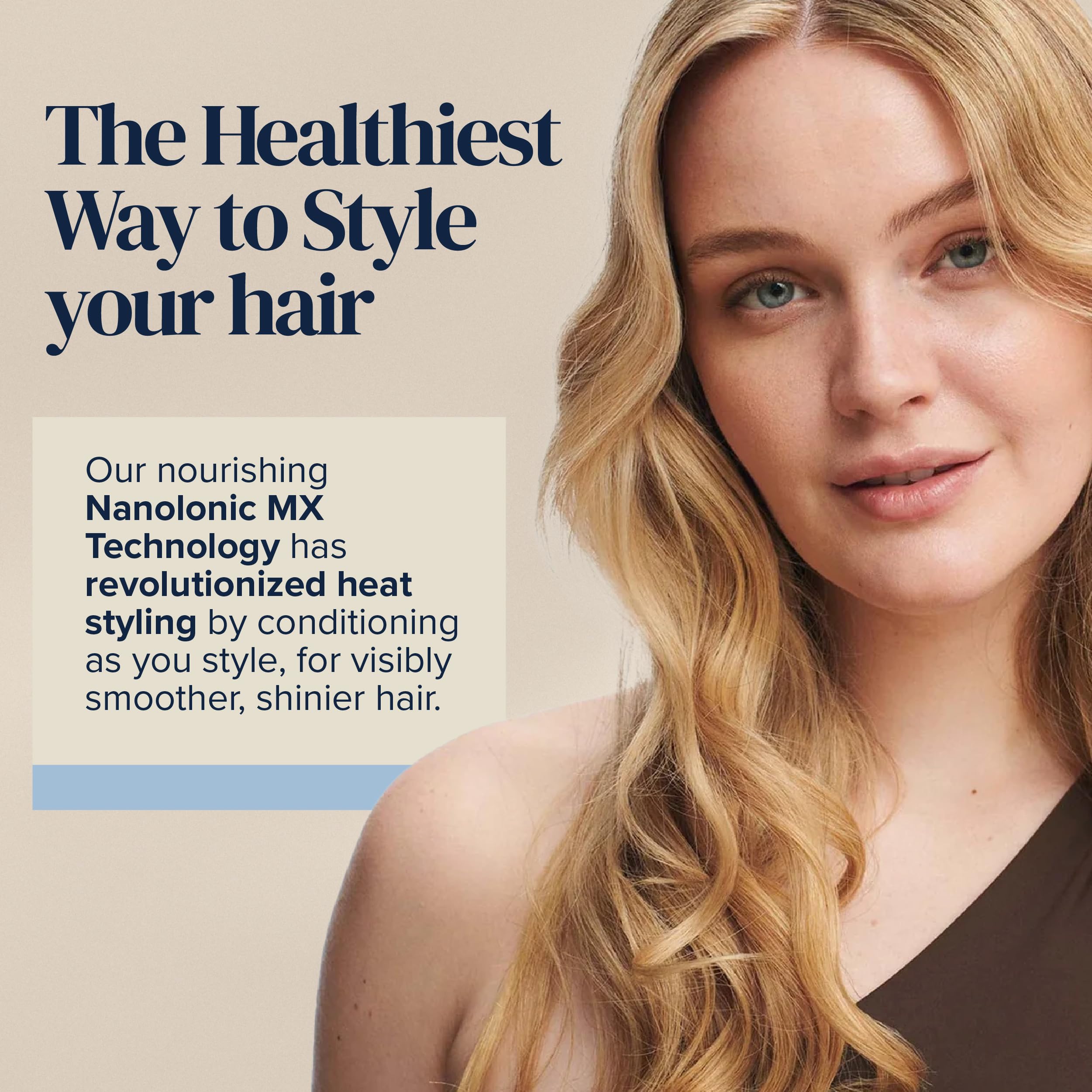 Bio Ionic Long Barrel Styler Pro Curling Iron 1.25 Inch, Black