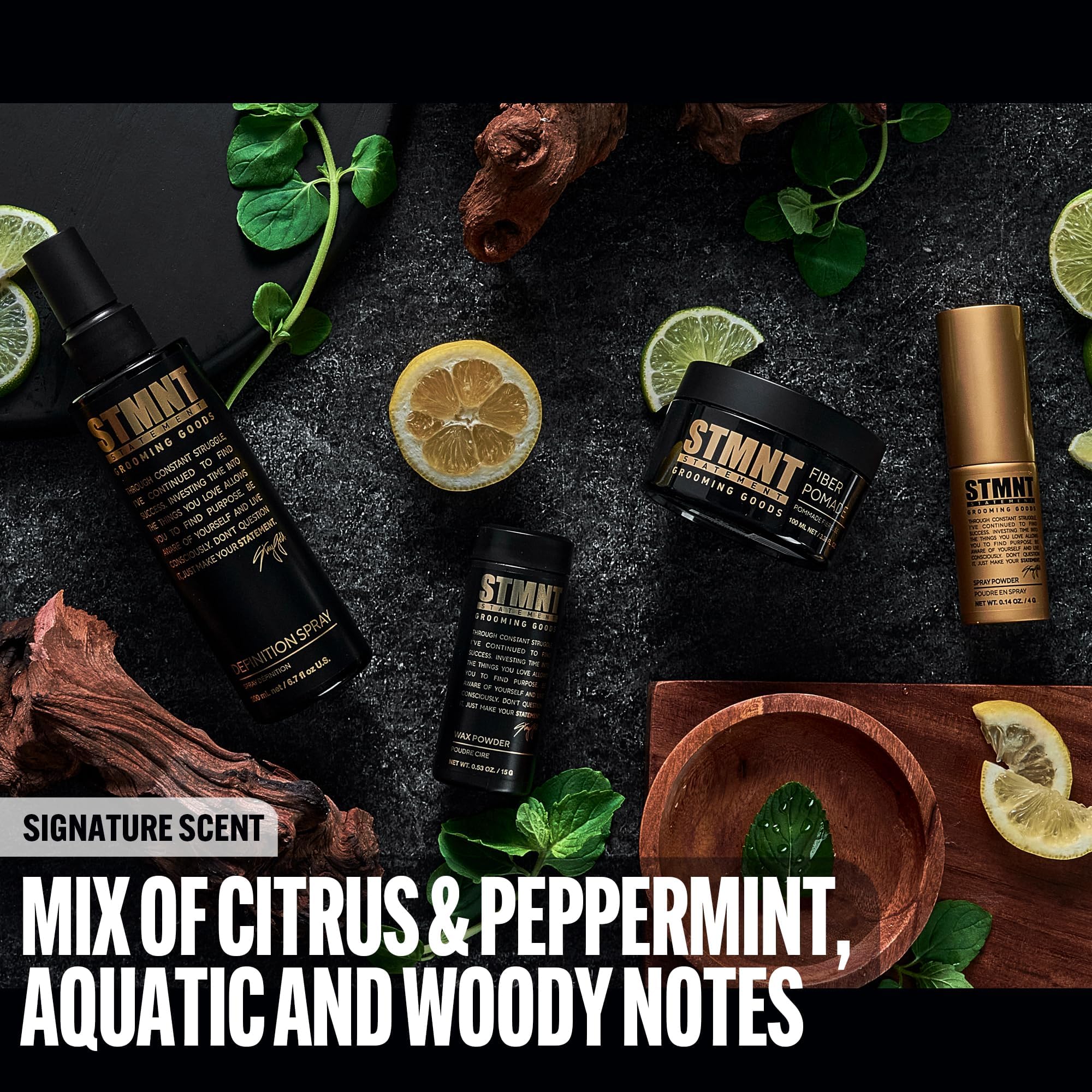 STMNT Grooming Goods Wax Powder, Added Grip and Volume, 0.53 Oz