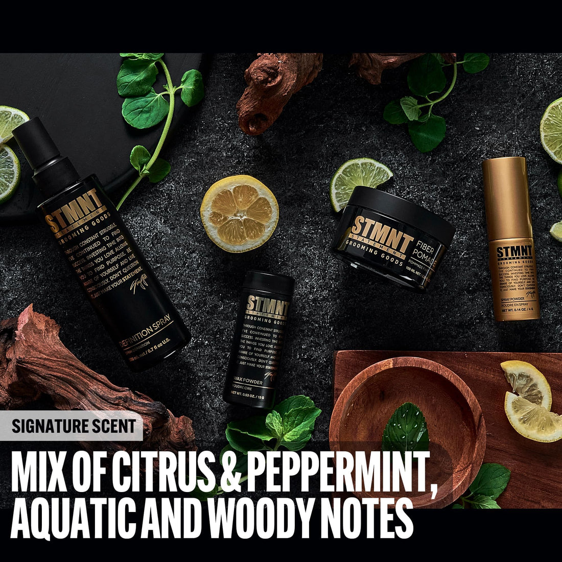 STMNT Grooming Goods Wax Powder, Added Grip and Volume, 0.53 Oz