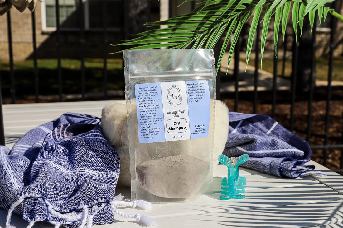 Healthy Hair Dry Shampoo Refill Bag - 2.5oz, Refill A Container That You Have, Removes Excess Oils On Your Scalp, Botanical Powder Formula, Clean Beauty Product