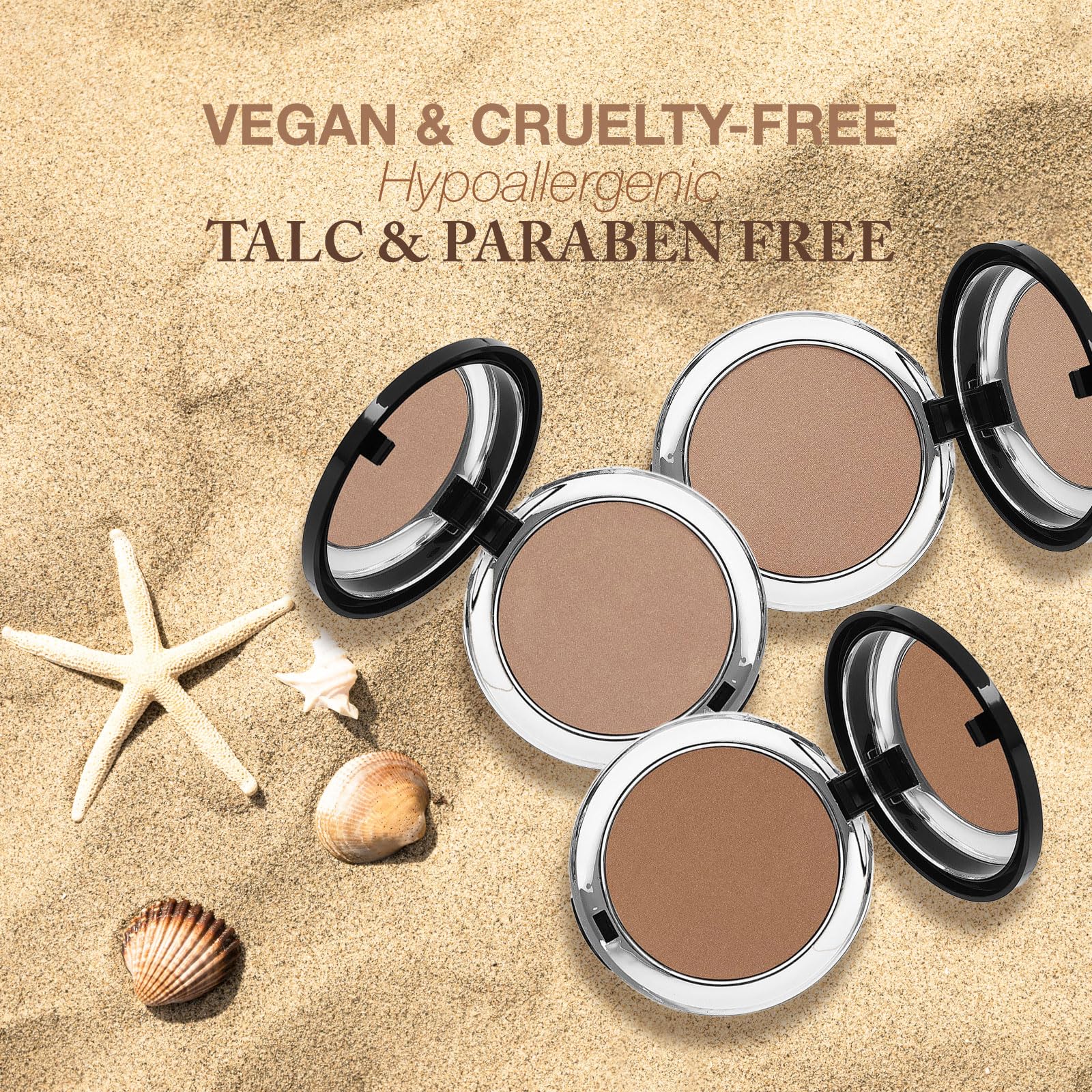 Bella Pierre Compact Mineral Bronzer in Pure Element, 0.35-Ounce