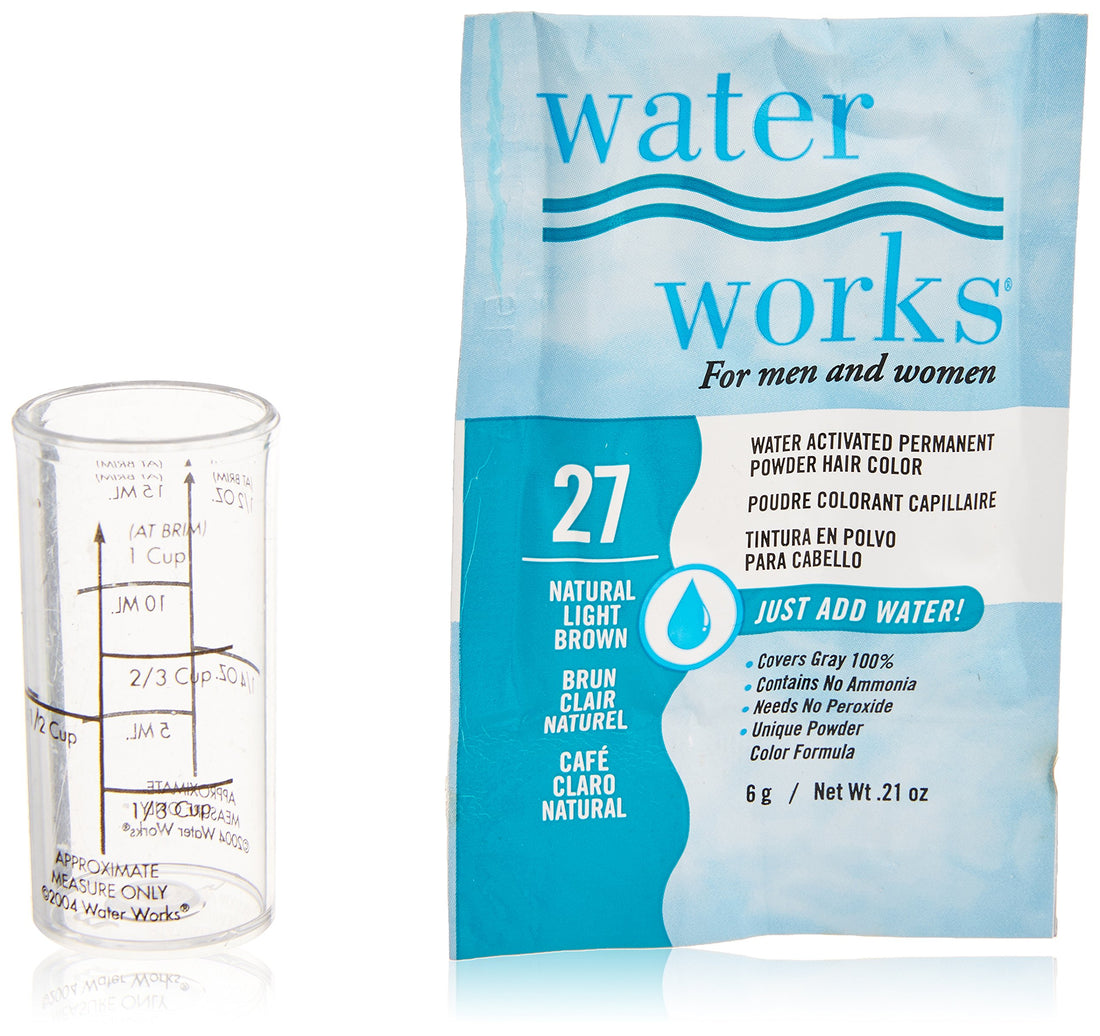Waterworks Permanent Powder Hair Color #27 Natural Light Brown