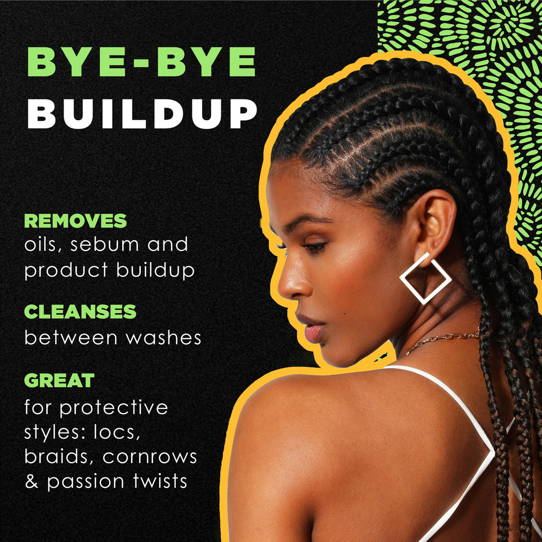 MY BLACK IS BEAUTIFUL Buildup Remover, Cleans Scalp Between Washes, For Coily Hair and Protective Styles, For Daily Use or Pre Shampoo, Scalp Treatment, Sulfate Free, Rosemary and Mint, 5.8 fl oz