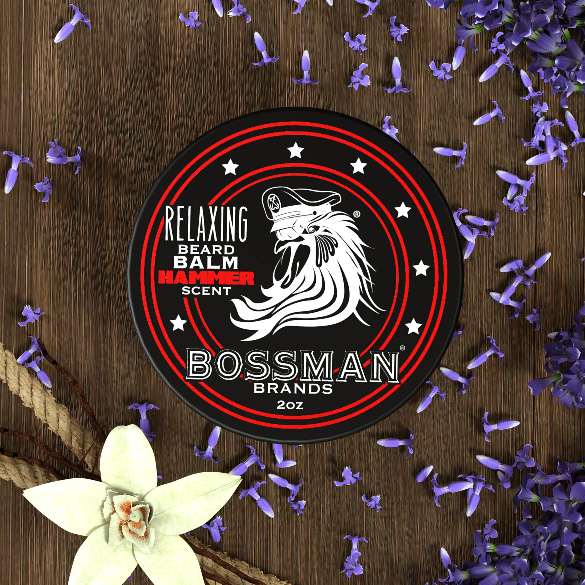 Hammer : Bossman Relaxing Beard Balm- Nourish, Thicken and Strengthen Your Beard (Hammer)