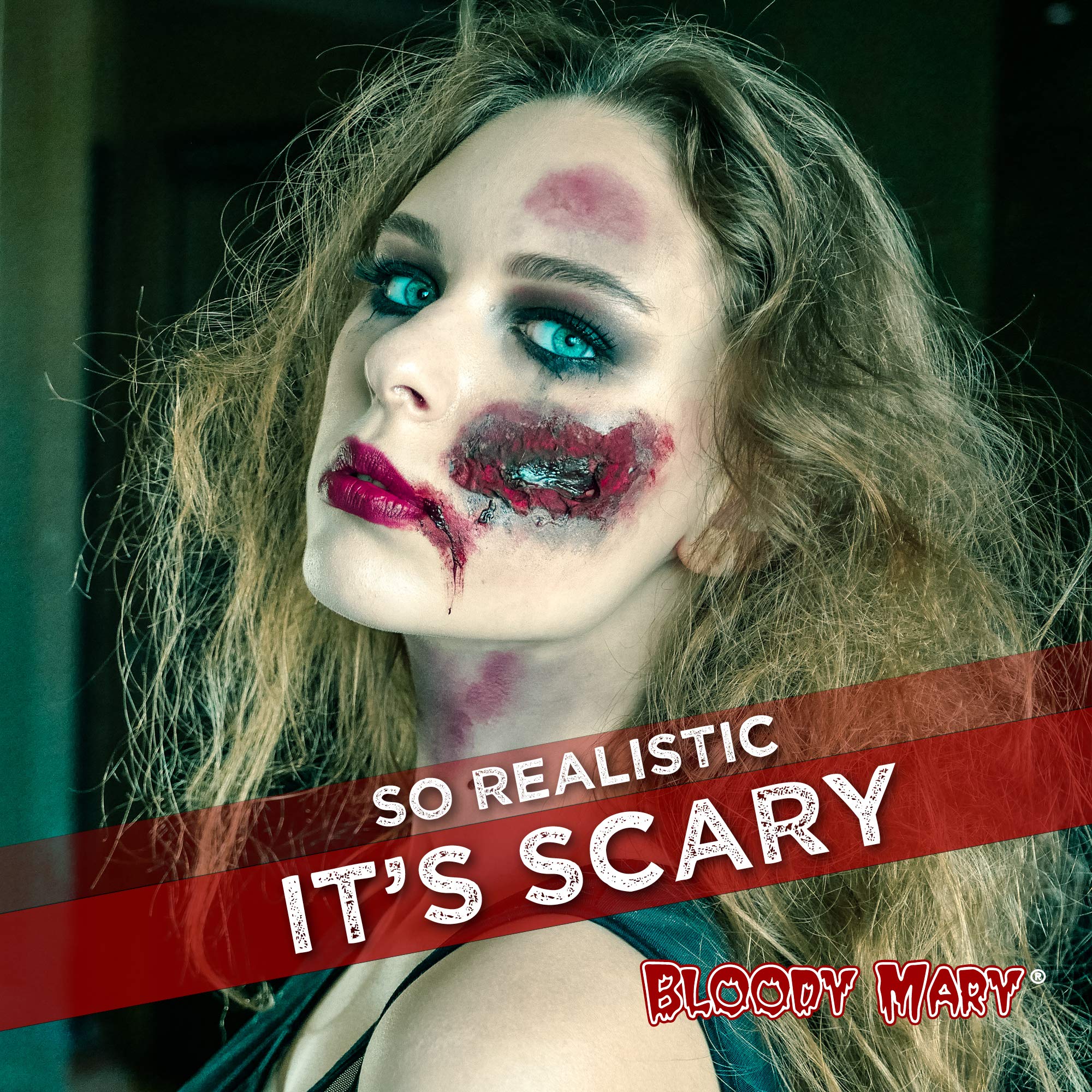 Special Effects Bruise Makeup Kit By Bloody Mary - Theatrical & Halloween Bruising Palette - SFX Fake Bruise Wheel For Fresh