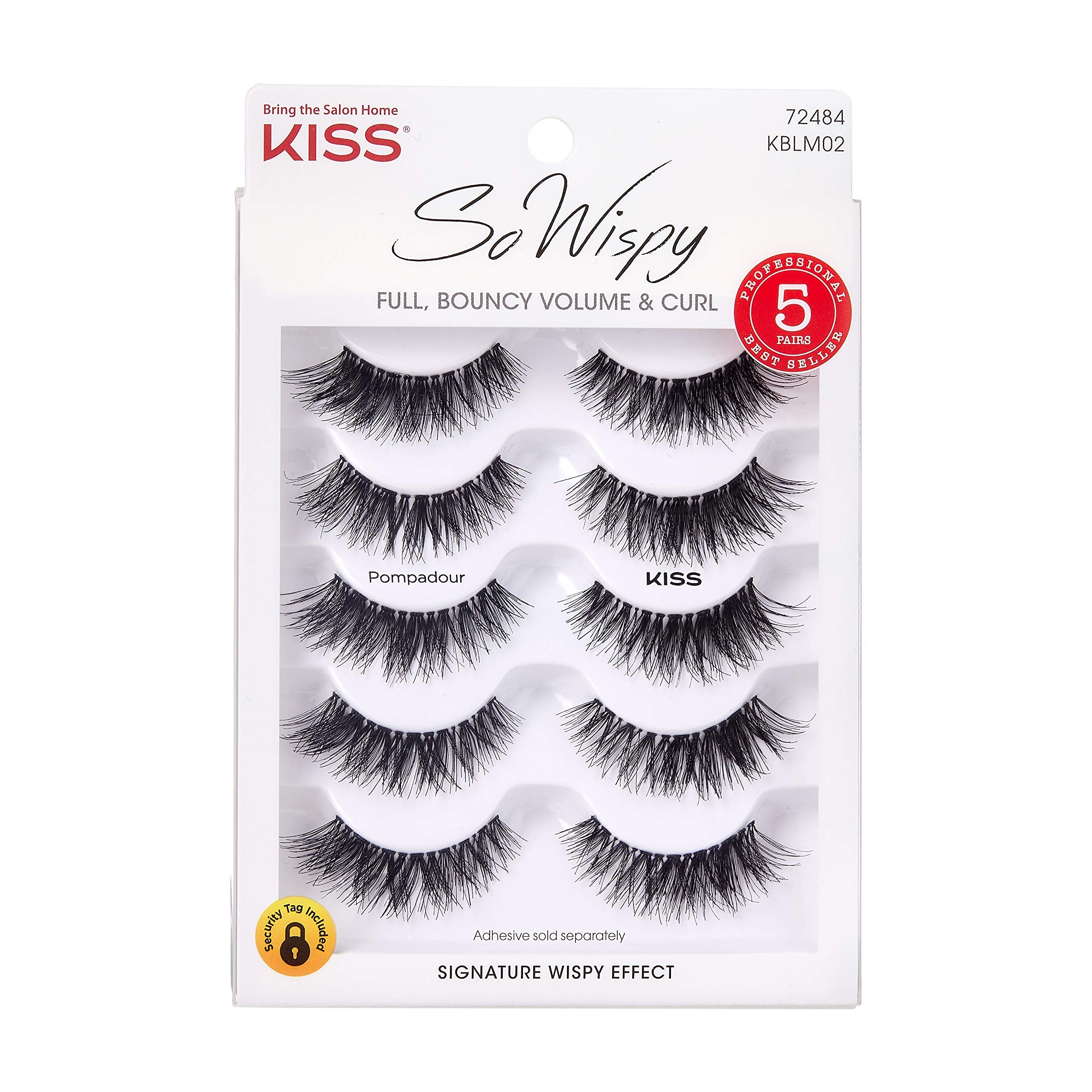 KISS Blowout Lash Multipack, Pompadour (KBLM02)