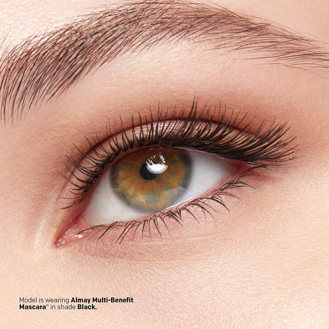 Almay Multi-Benefit Mascara, Black Brown, Ophthalmologist Tested, Fragrance Free, Hypoallergenic, 0.24 oz