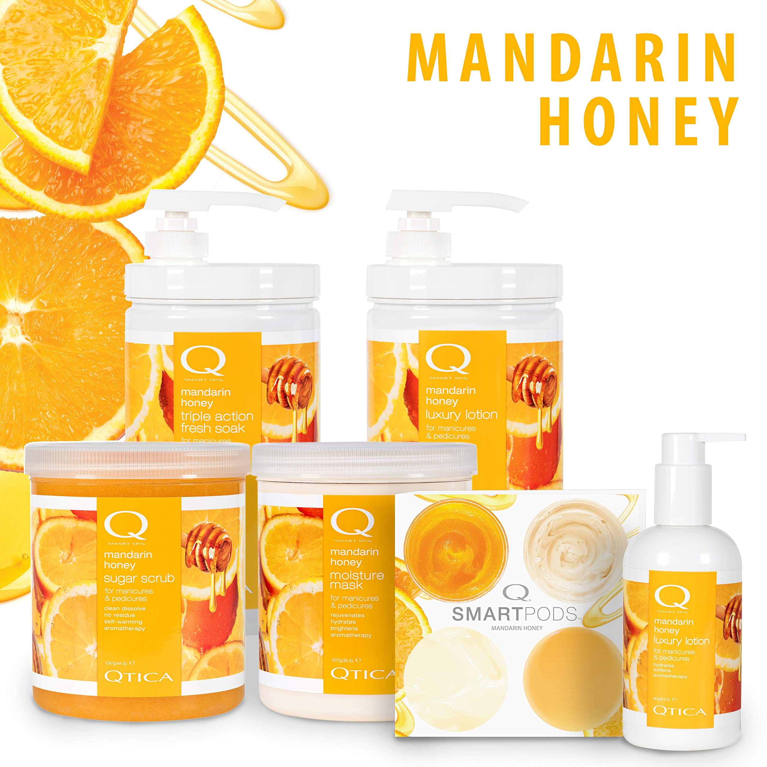 Qtica Smart Spa Luxury Lotion 34 oz Mandarin Honey AD