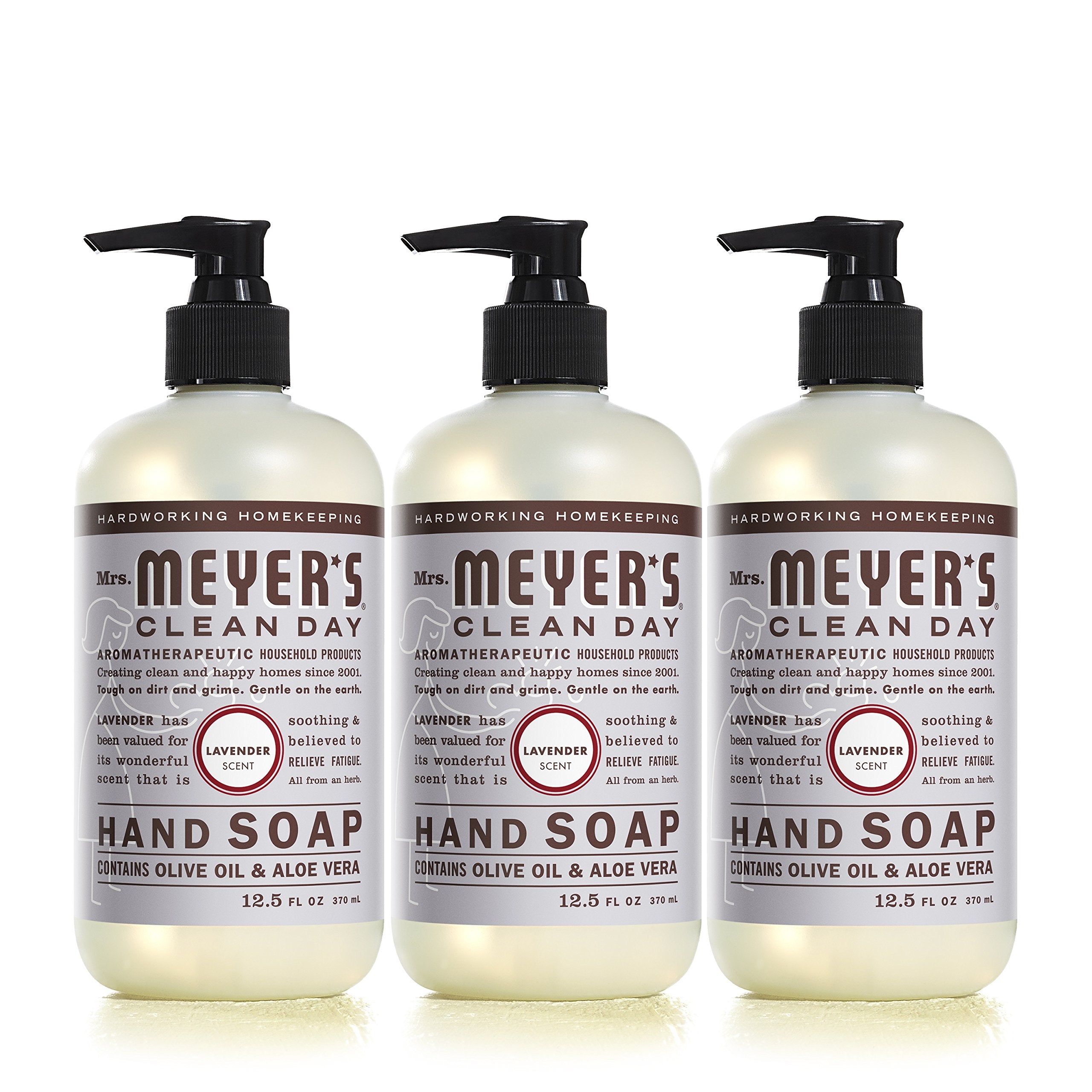 Mrs. Meyer’s Liquid Hand Soap, Lavender, 12.5 fl oz (3 ct)