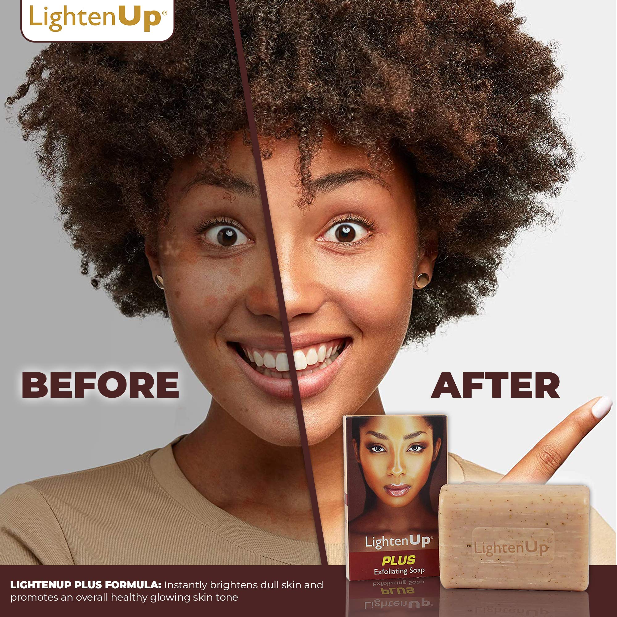 LightenUp Exfoliating Lightening Brightening Soap 200g