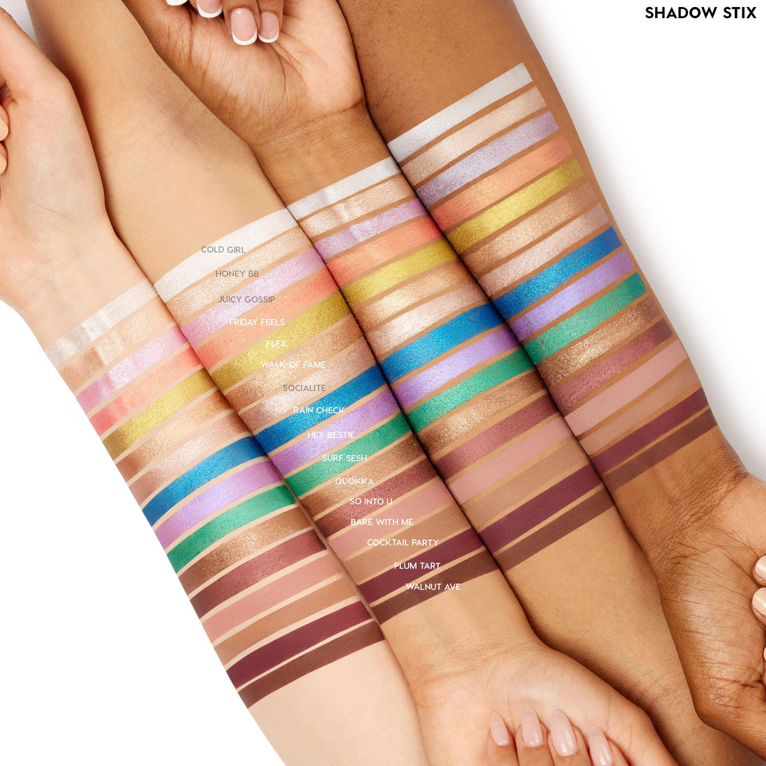 ColourPop Shadow Stix - Cream Eyeshadow Stick with Long-Lasting Color - Multi-Use Cream Makeup with a Built-In Sharpener & Precise Tip for Easy Application - Plum Tart (0.05 oz)