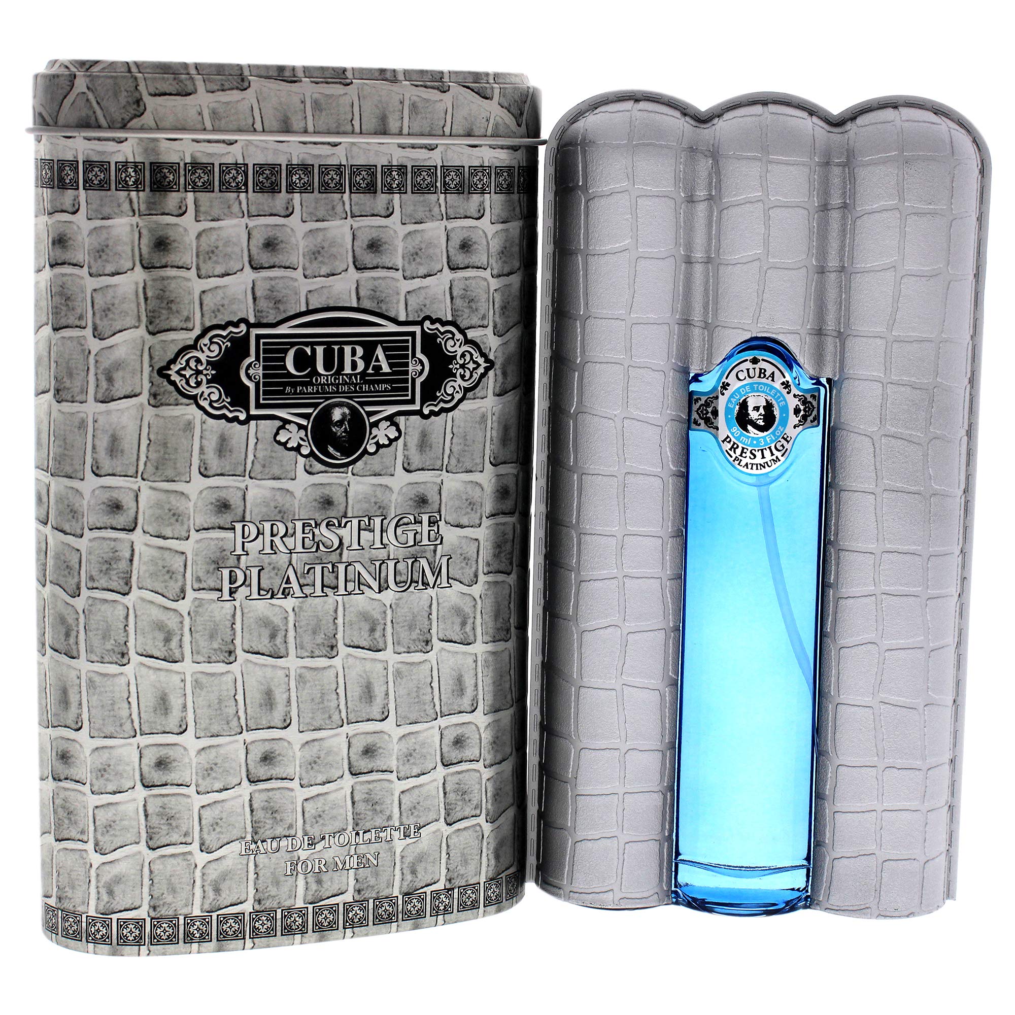 Cuba Prestige Platinum by Cuba, 3 oz Eau De Toilette Spray for Men