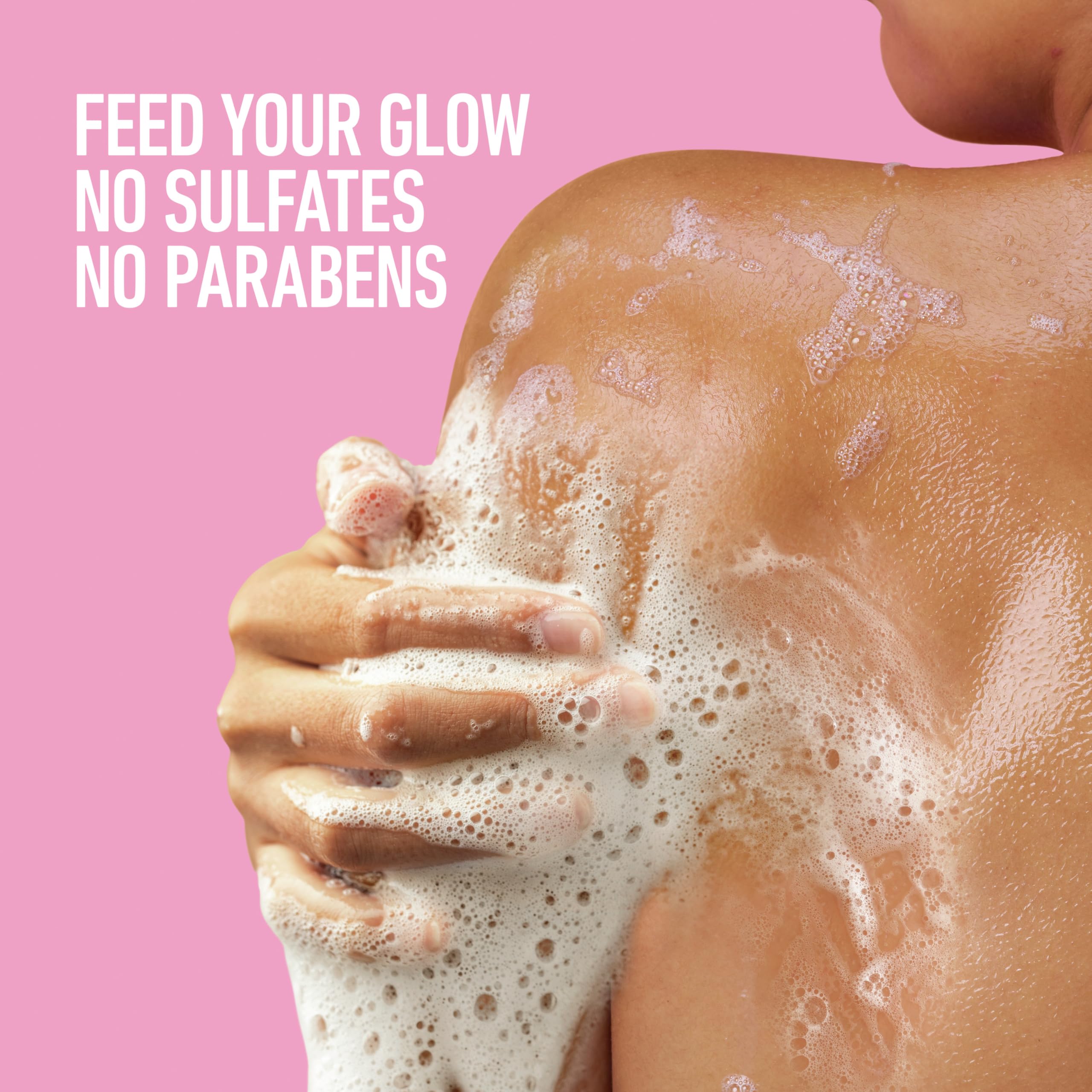 Dove Plant Milk Cleansing Body Wash Oat Milk & Berry Brulee for Moisturized Skin Gentle Cleanser, No Sulfate or Parabens, pH balanced 17.5 fl oz