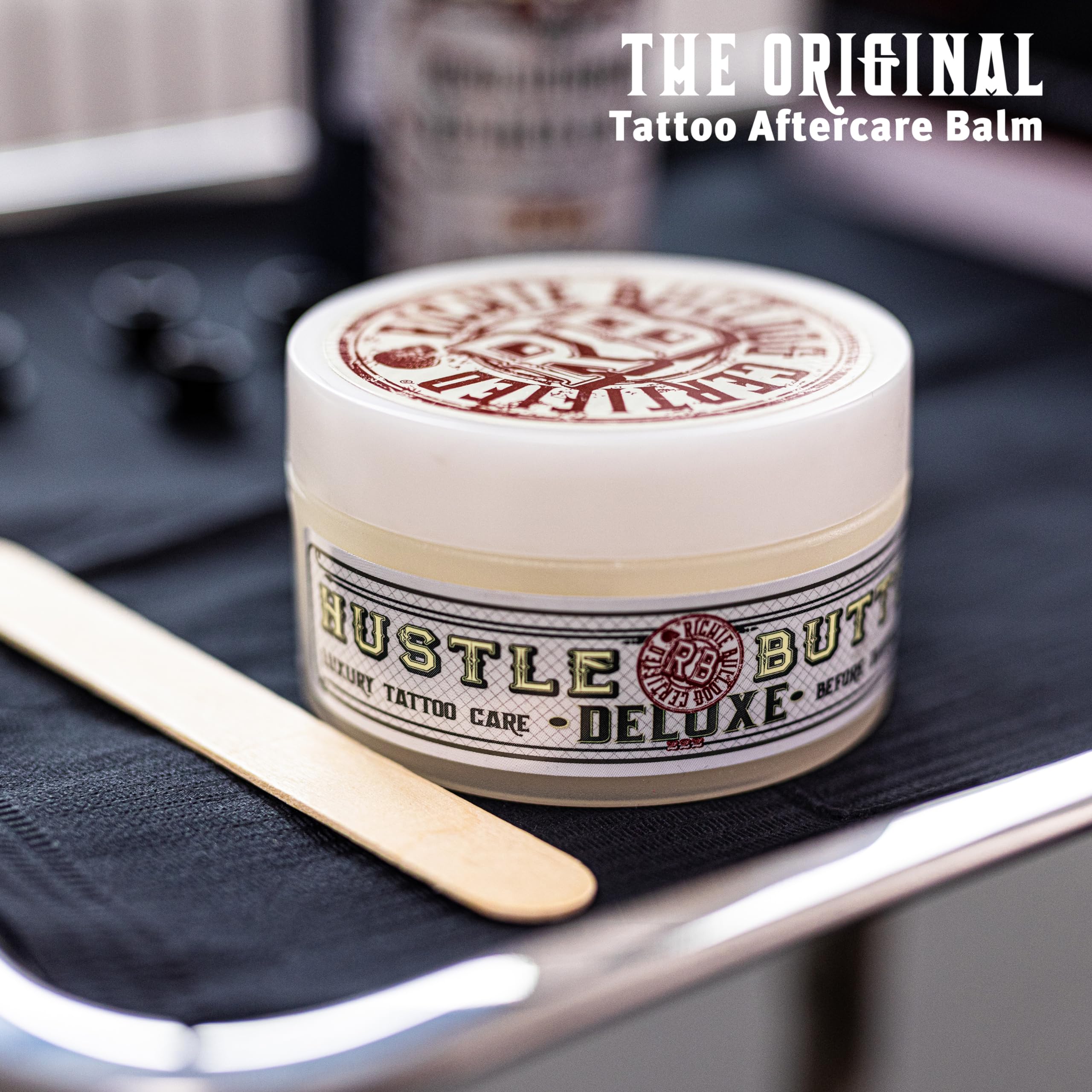Hustle Butter Deluxe Tattoo Butter Jar, 1 oz.