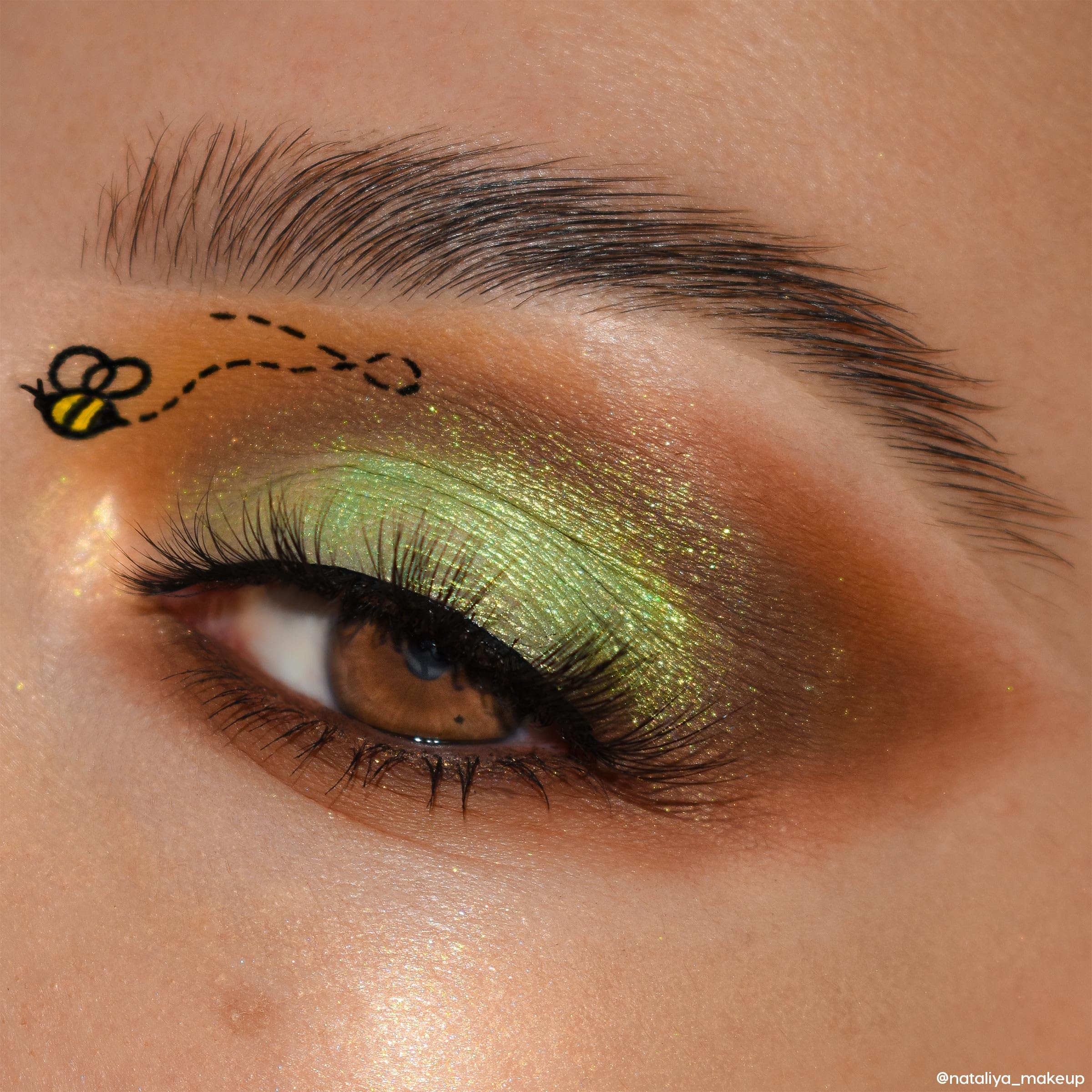 ColourPop x Winnie the Pooh Sweet As Can Bee Eyeshadow Palette - Honey Tone Eye Makeup Palette with Metallic, Matte & Matte Sparkle Finishes - High-Pigment Formula (0.4 oz)