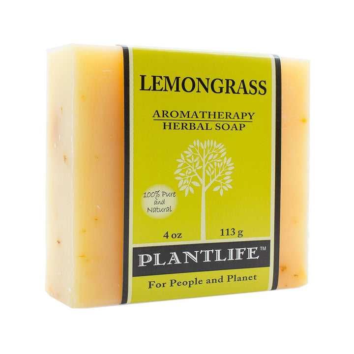 Plantlife Lemongrass 100% Pure & Natural Aromatherapy Herbal Soap 4 oz 113g