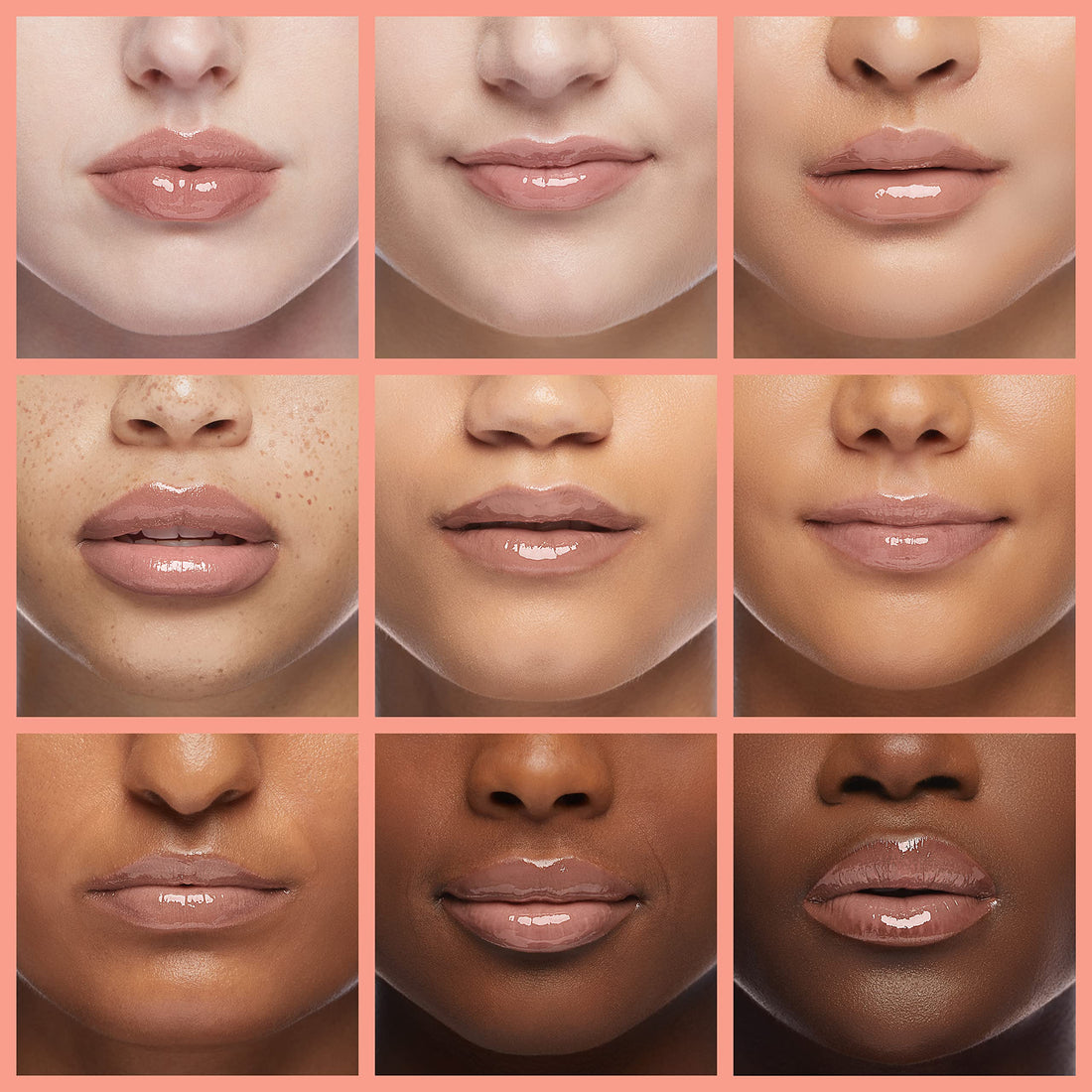 Hydrating Lip Glow Oil - Moisturizing, Plumping, Non-Sticky Long Lasting Gloss - Transparent Tinted to Reduce Lines (Pink(#001))