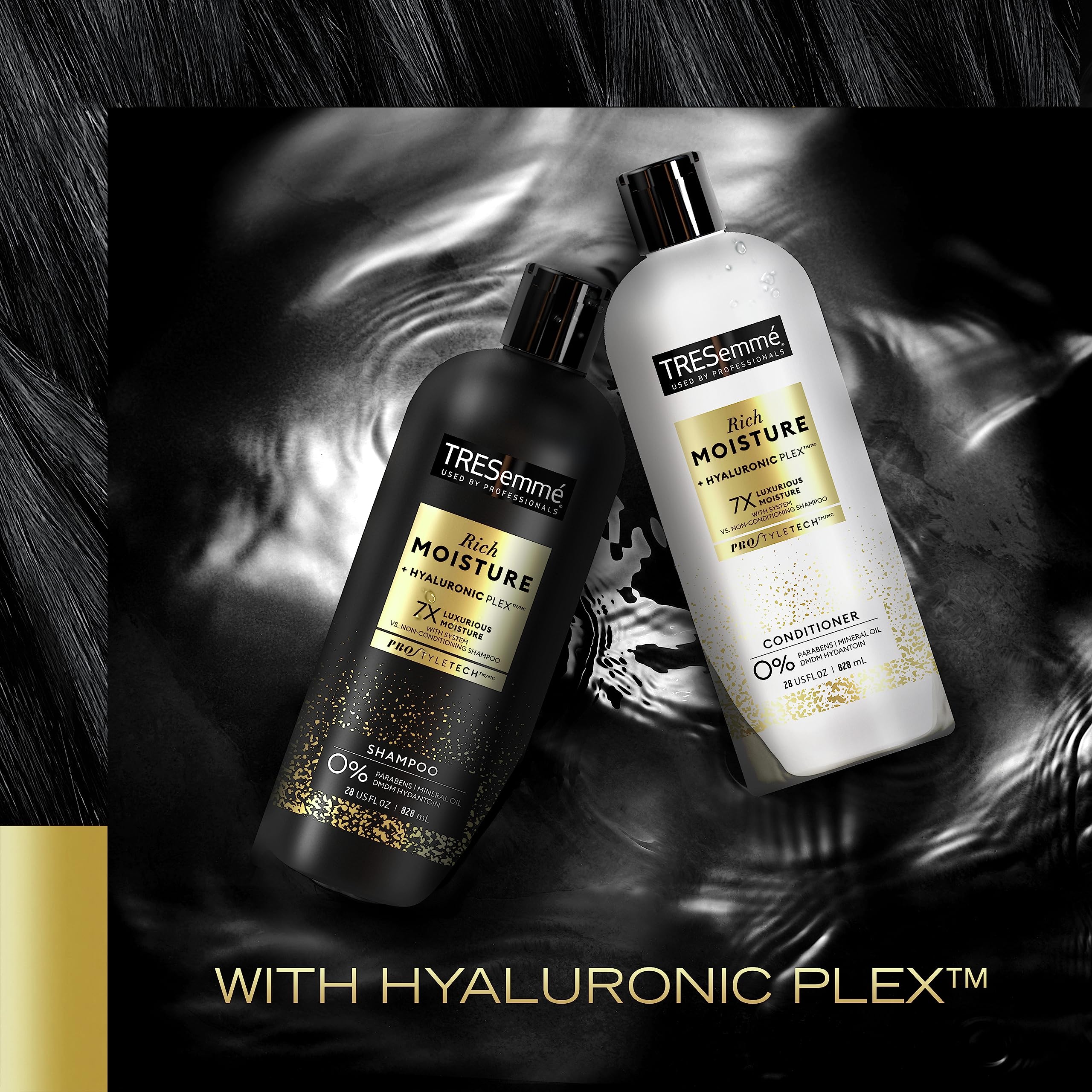 TRESemmé Shampoo, Conditioner, Hairspray, Styler, & Gel Start to Finish Hair Kit our Full Hair Regimen 5 Pack