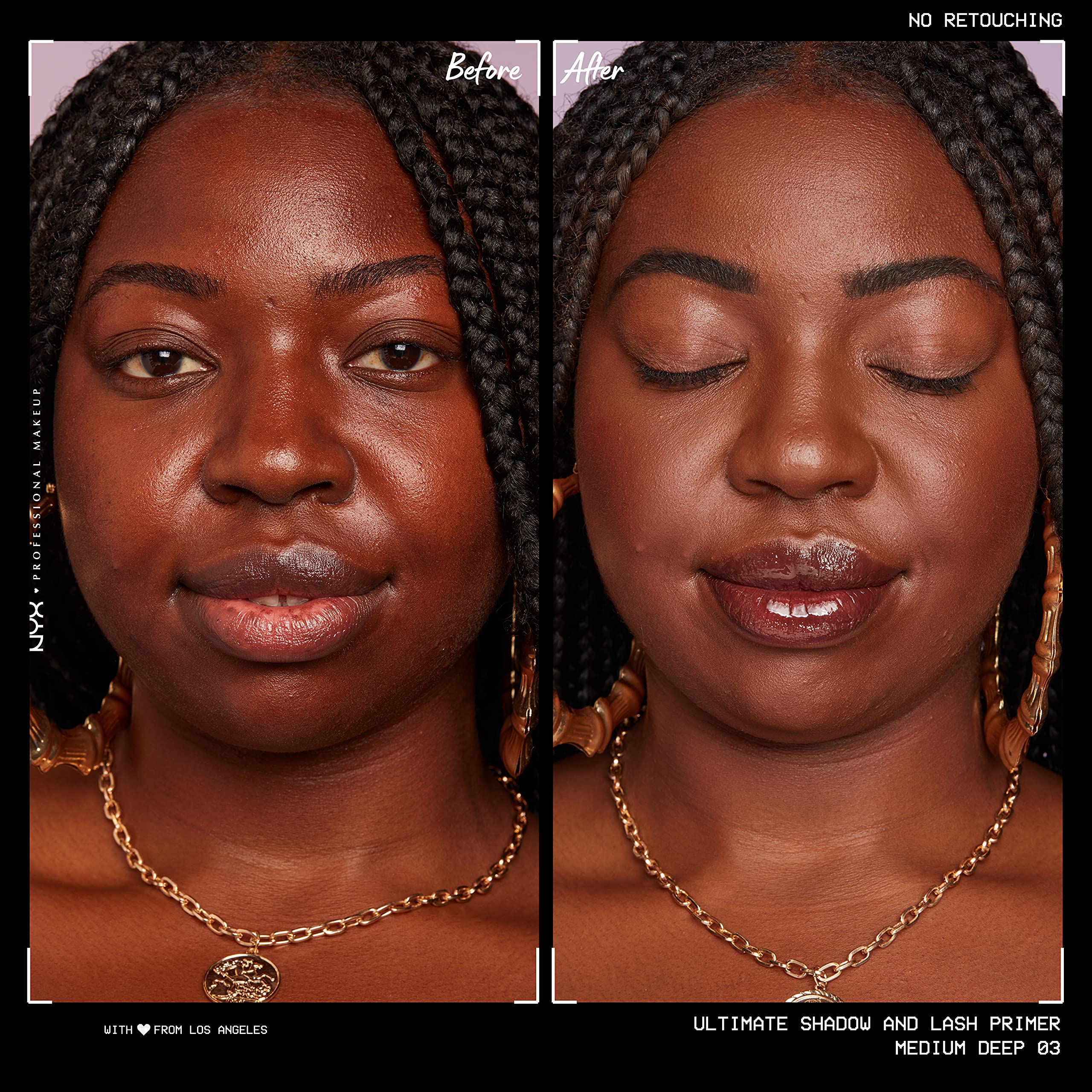 NYX PROFESSIONAL MAKEUP Ultimate Shadow & Liner Primer, Eyeshadow & Eyeliner Primer - Medium Deep