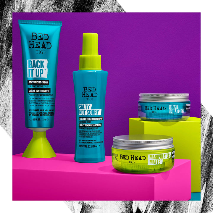 Bed Head TIGI Back It Up Texturising Hair Cream for Shapeshifting Style with Baobab Fruit Extract, Long Lasting Hold, Texture & Definition, Controls Frizz, Hair Shaping Cream for Styling, 125 ml