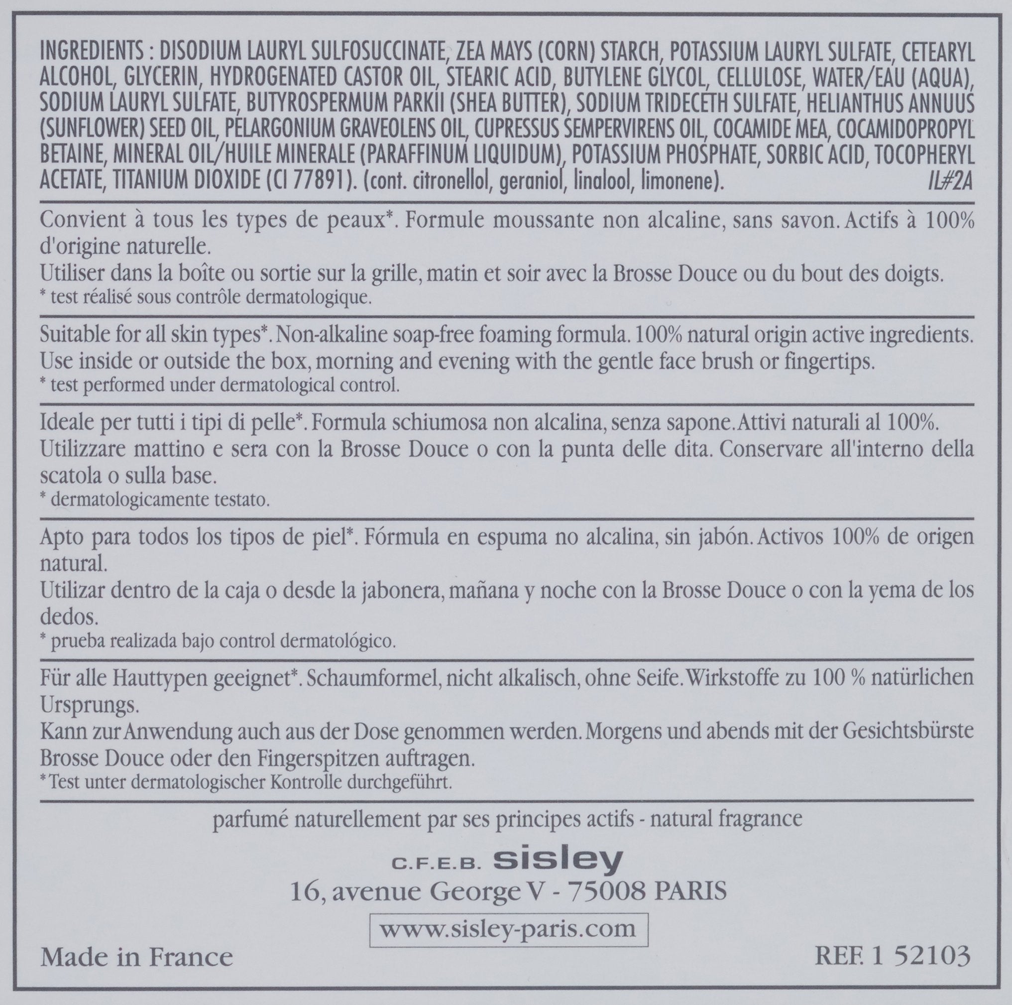 Sisley Soapless Gentle Foaming Cleanser 85g/2.9oz