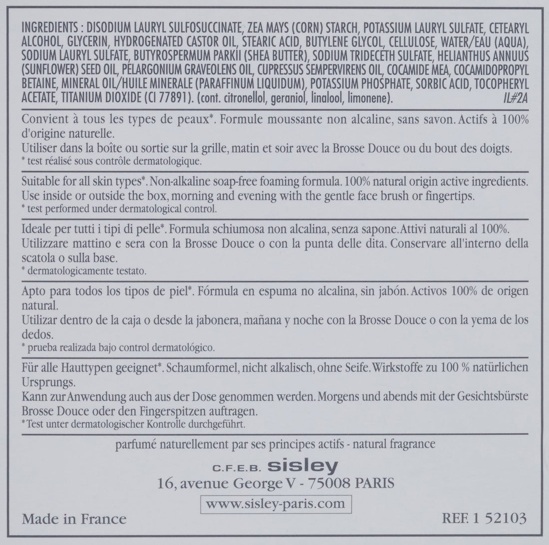 Sisley Soapless Gentle Foaming Cleanser 85g/2.9oz