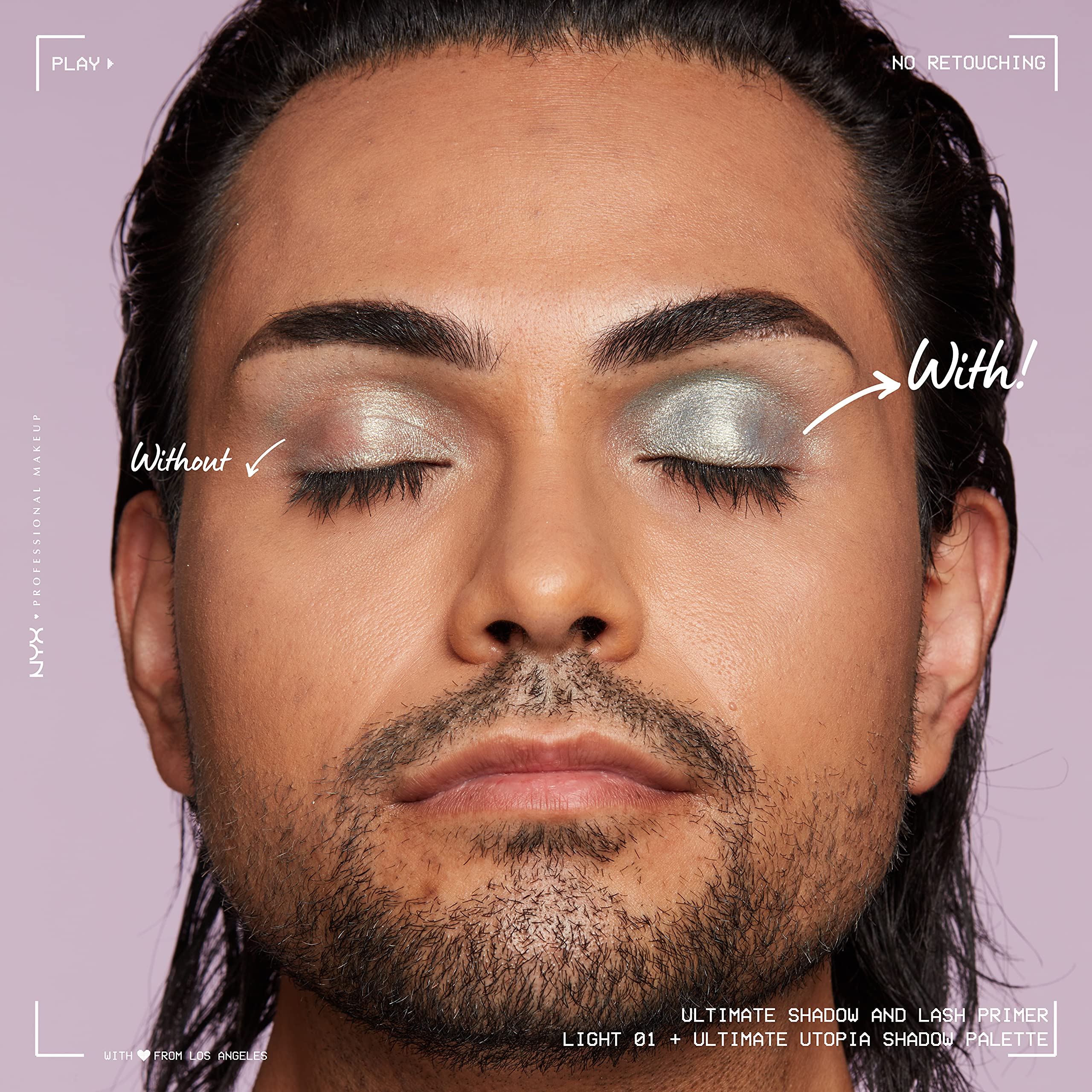 NYX PROFESSIONAL MAKEUP Ultimate Shadow & Liner Primer, Eyeshadow & Eyeliner Primer - Light