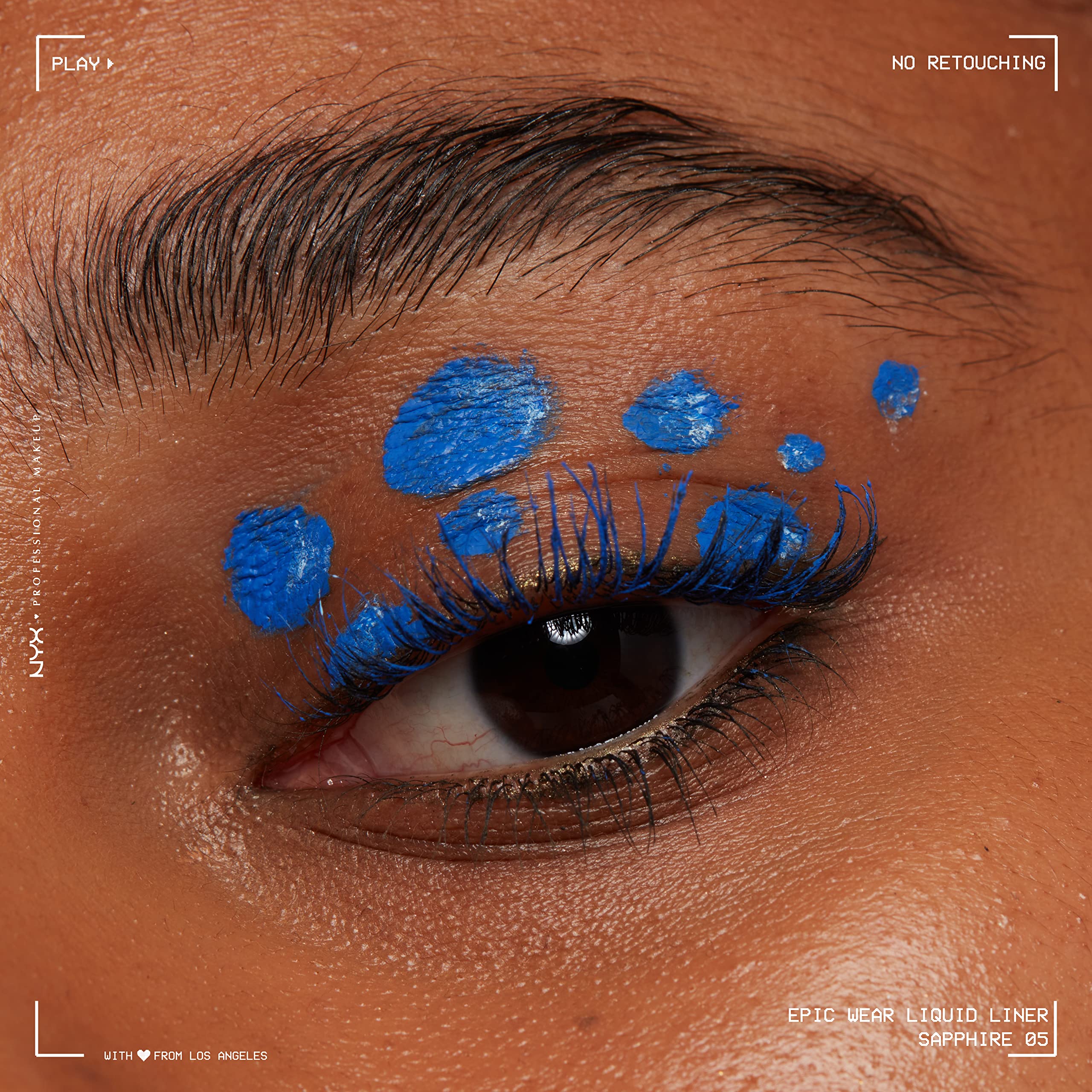 NYX PROFESSIONAL MAKEUP Epic Wear Liquid Liner, Long-Lasting Waterproof Matte Eyeliner - Sapphire