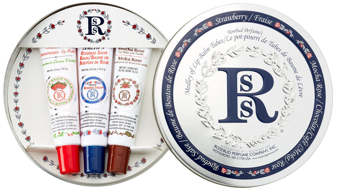Rosebud Medley of Lip Balm Tubes, 2.4 Ounce